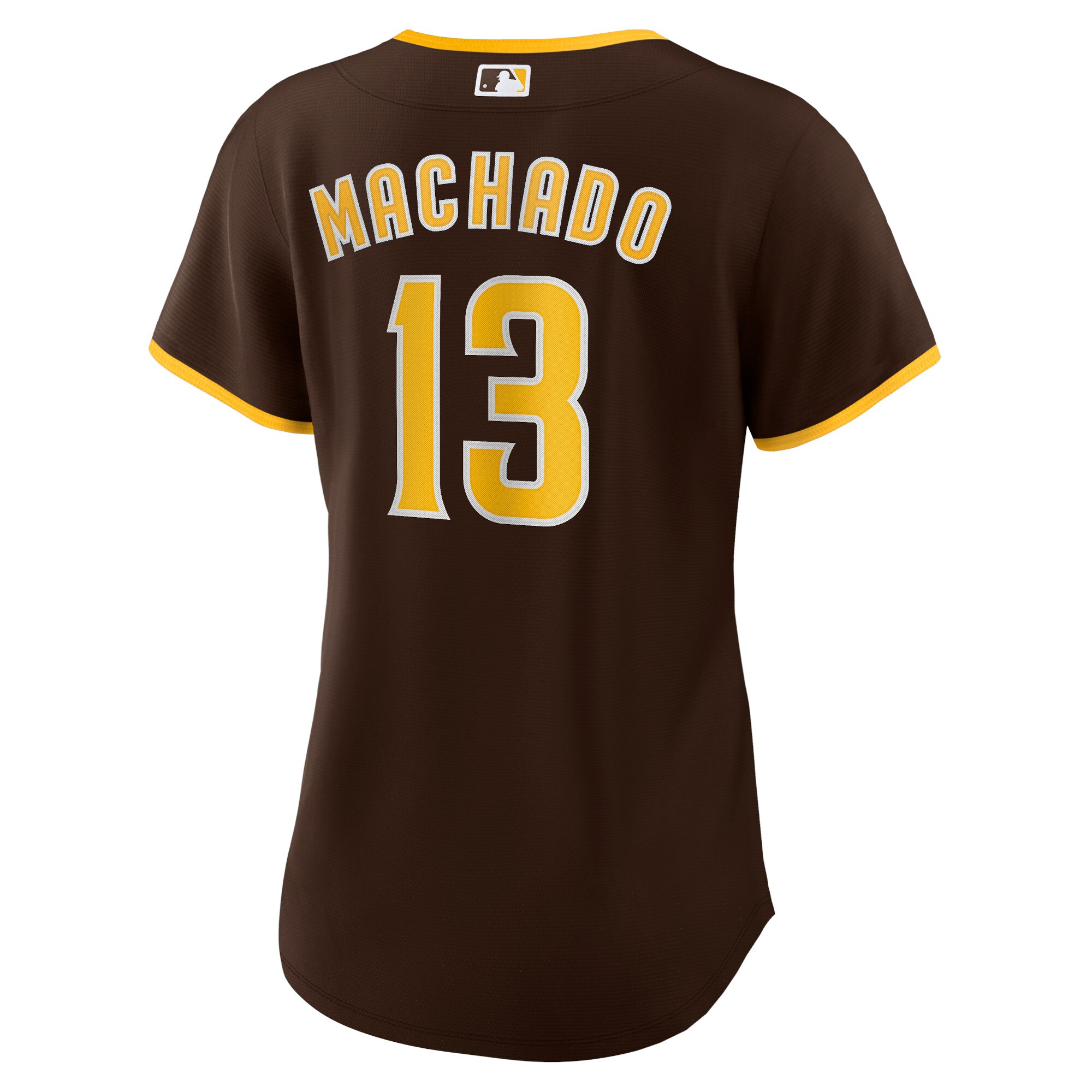 Manny Machado San Diego Padres  Women's Road Replica Player Jersey - Brown