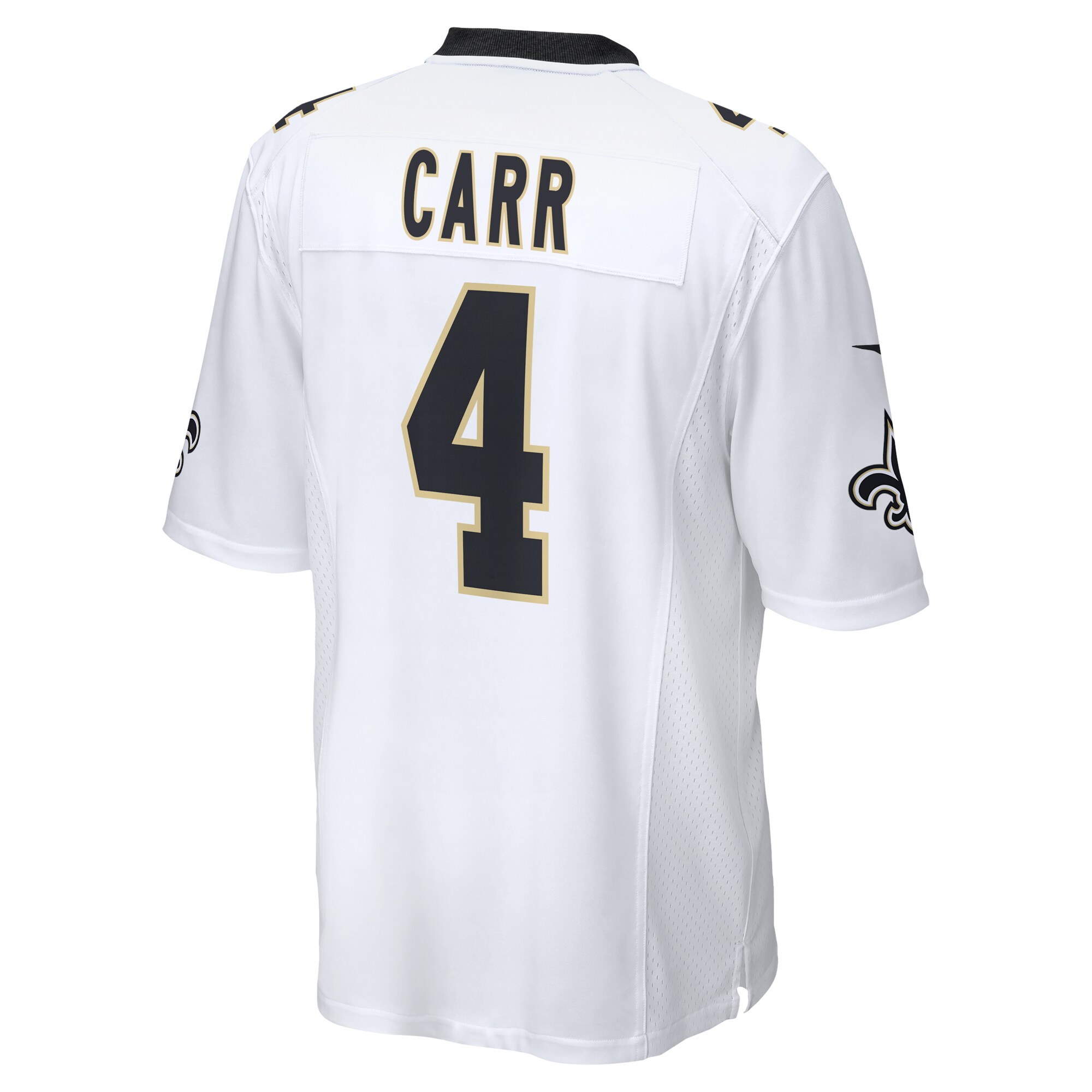 Derek Carr New Orleans Saints  Game Player Jersey - White