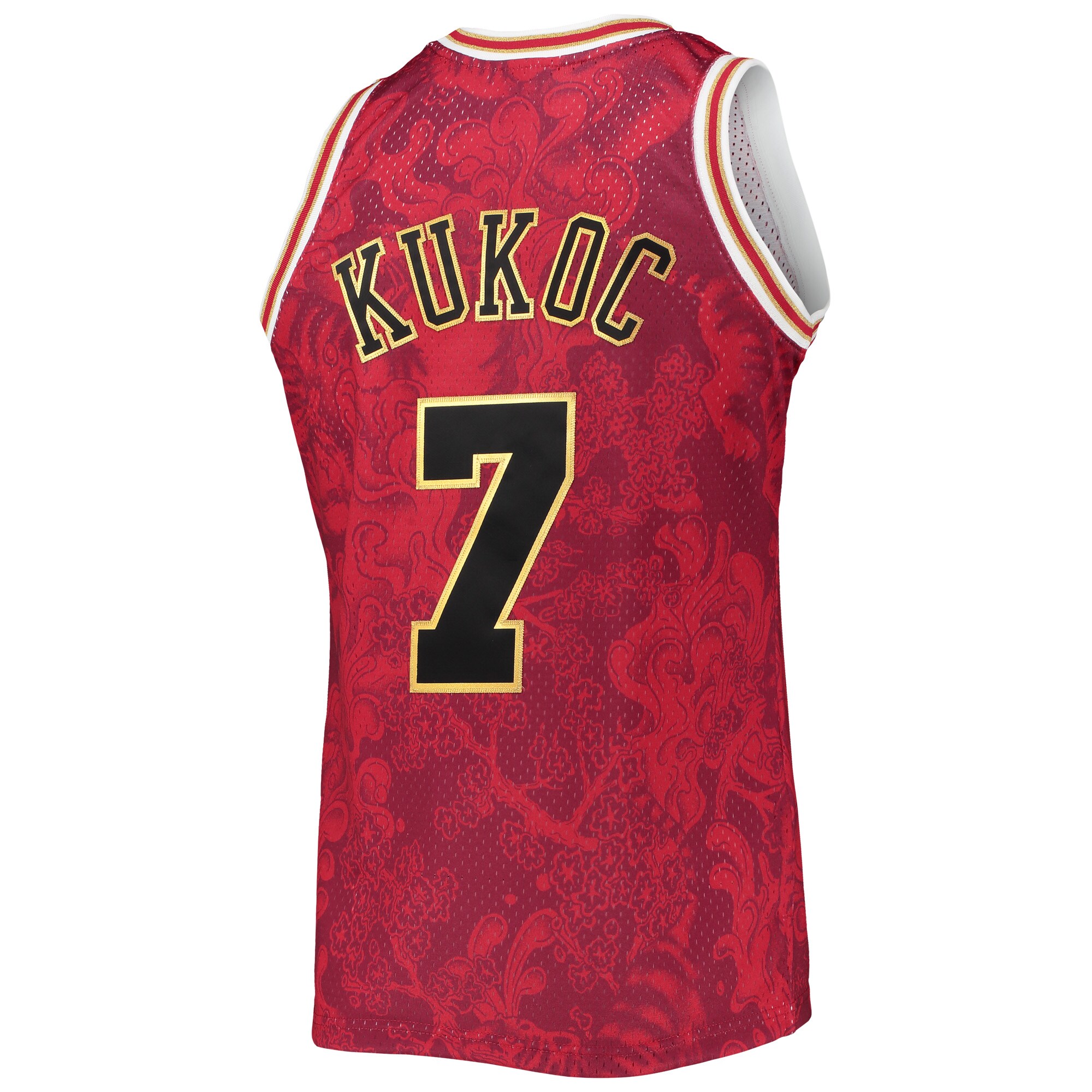 Toni Kukoc Chicago Bulls Mitchell & Ness Hardwood Classics 1997\/98 Lunar New Year Swingman Jersey - Red