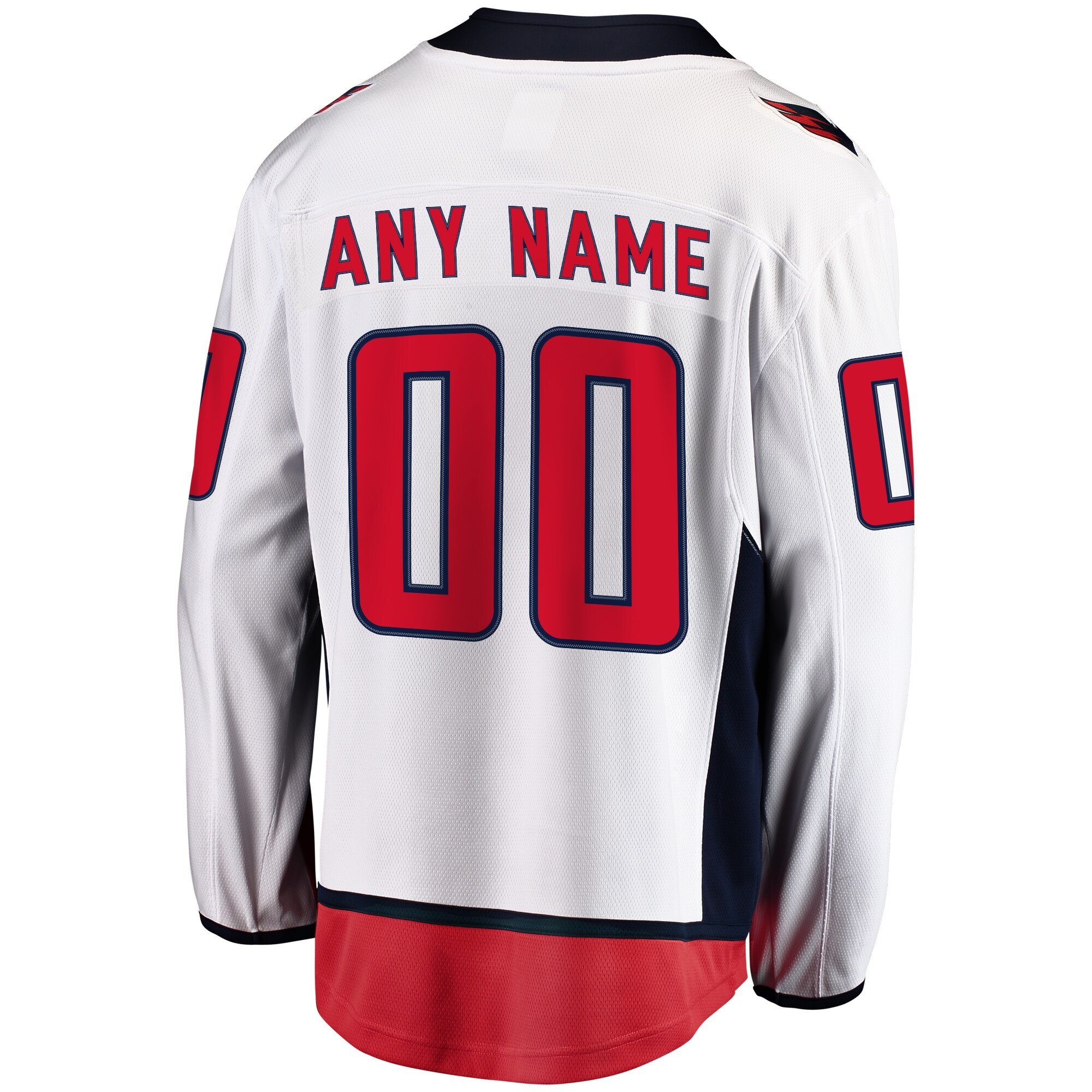 Washington Capitals Fanatics Away Breakaway Custom Jersey - White