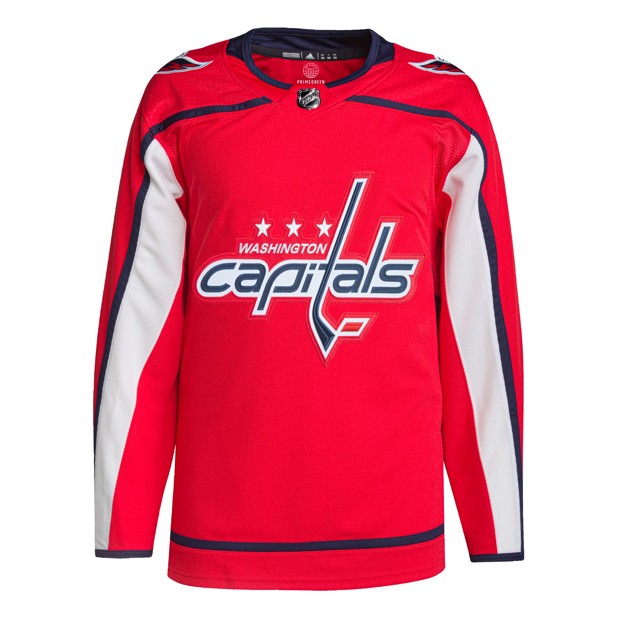 Washington Capitals adidas Home Primegreen Authentic Jersey - Red