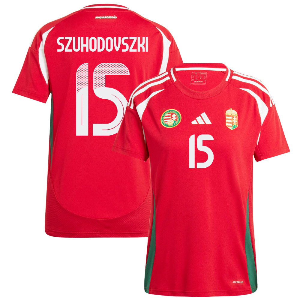 Soma Szuhodovszki 15 Hungary National Team 2024/25 Home WOMEN Jersey - Red