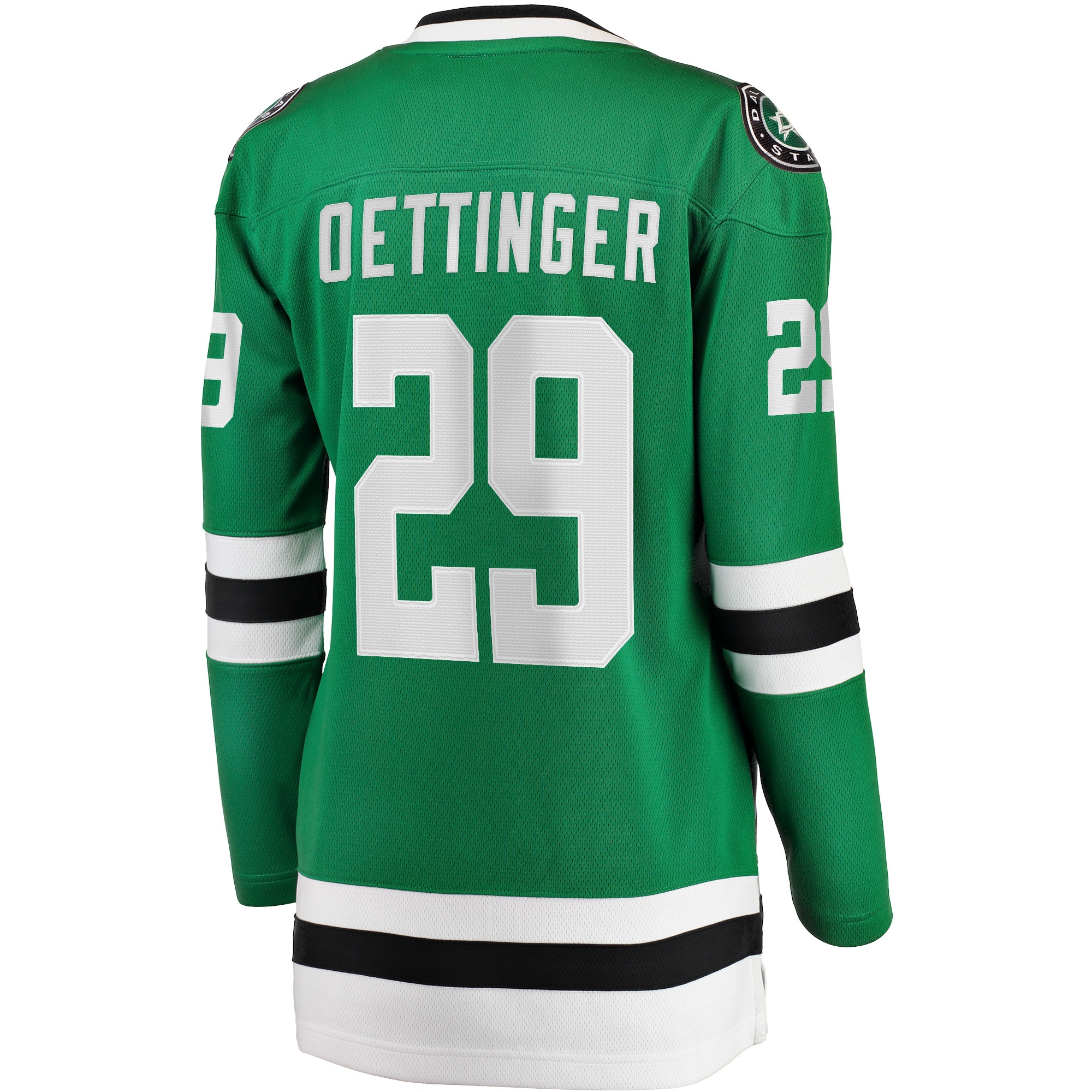 Jake Oettinger Dallas Stars Fanatics Women's Home Breakaway Player Jersey - Kelly Green