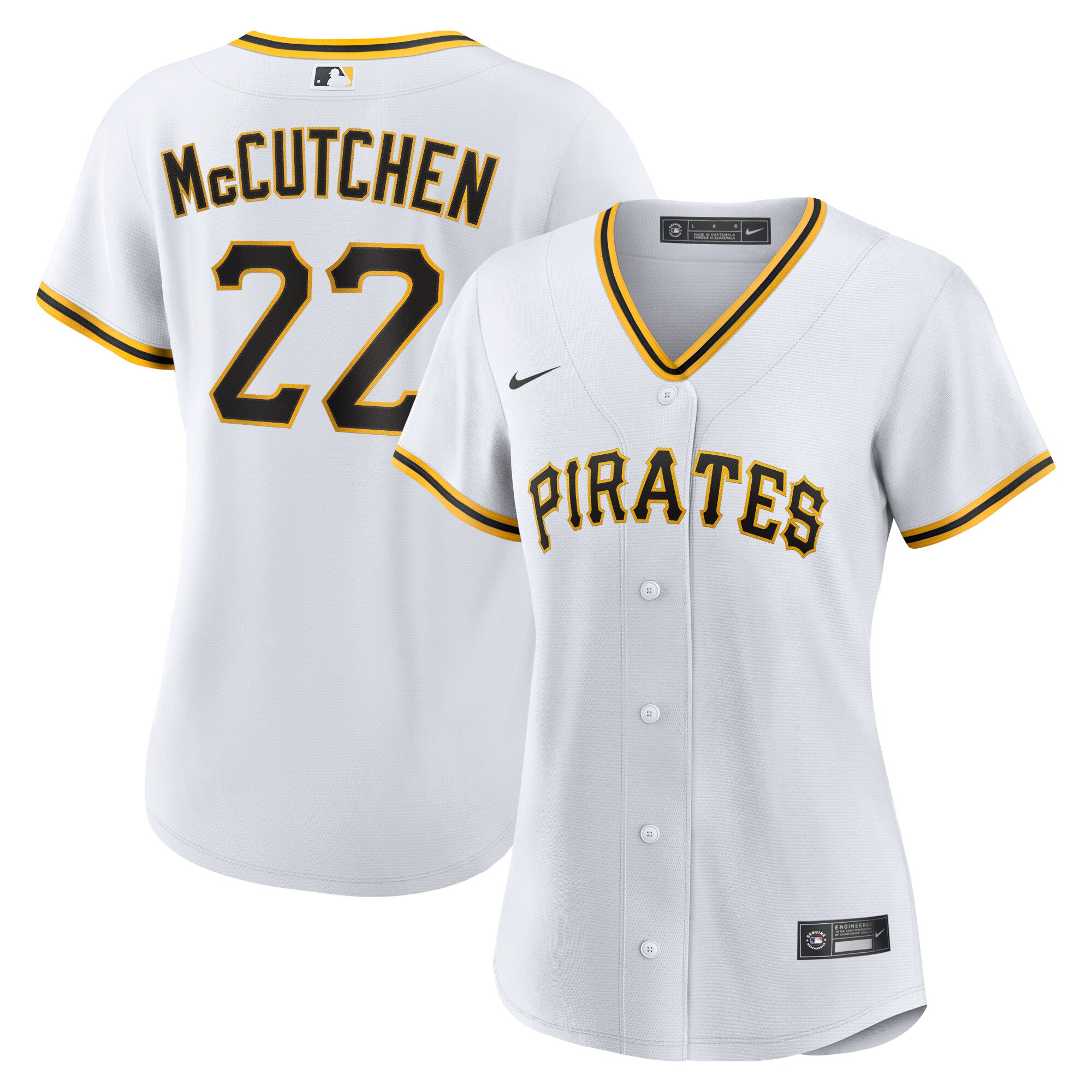 Andrew McCutchen Pittsburgh Pirates  Women's Home Replica Player Jersey - White