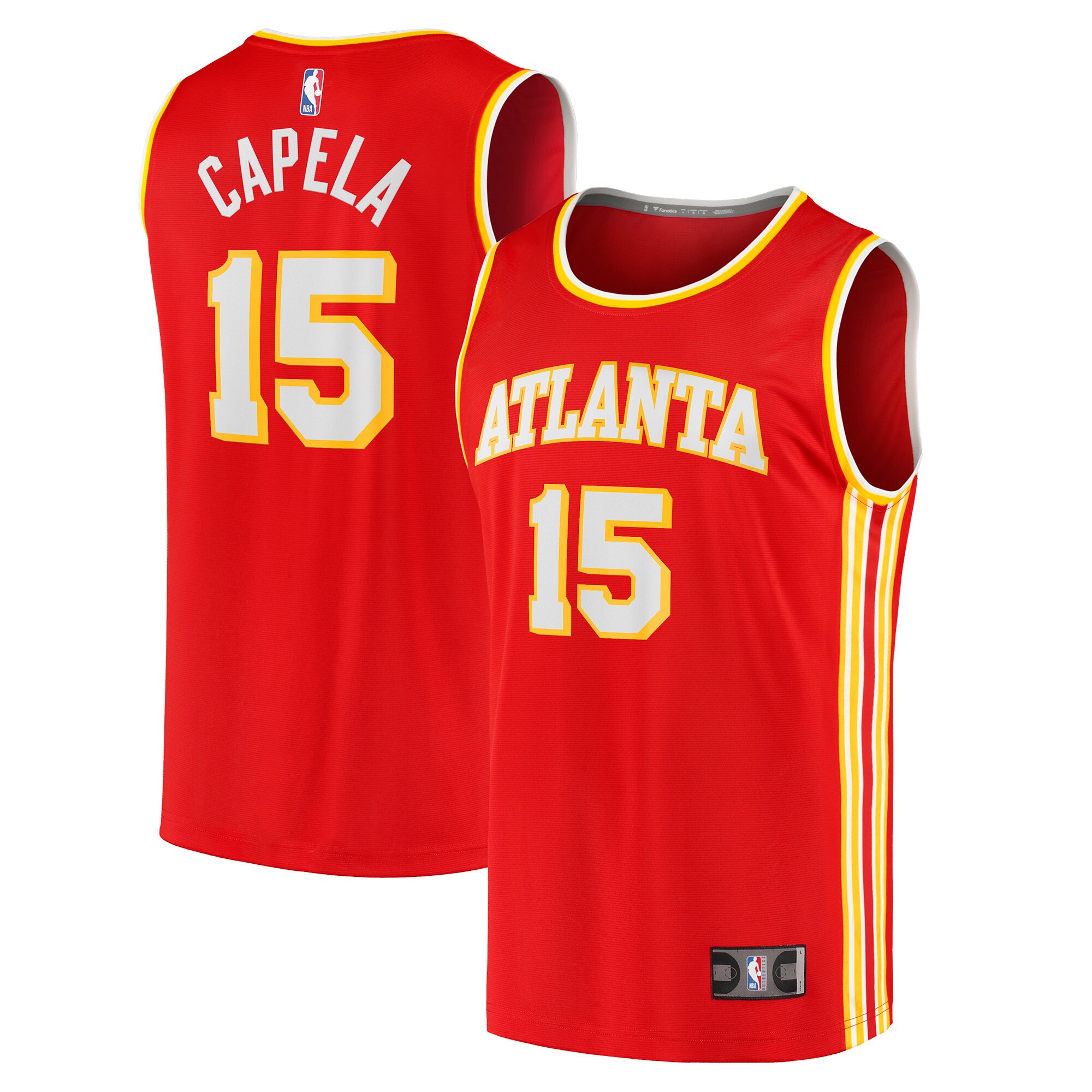 Clint Capela Atlanta Hawks Fanatics 2021\/22 Fast Break Replica Jersey - Icon Edition - Red