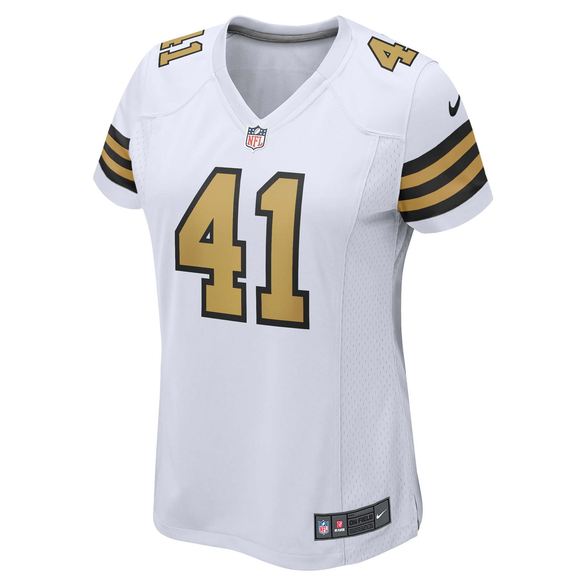 Alvin Kamara New Orleans Saints  Women's Alternate Game Jersey -  White