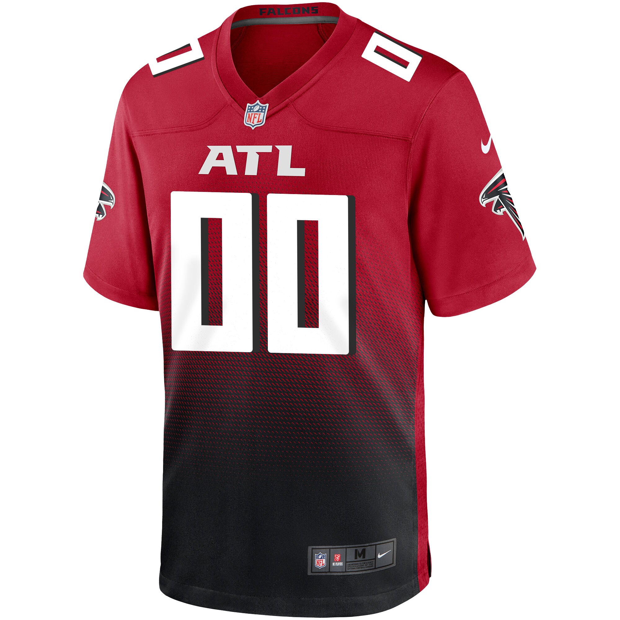 Atlanta Falcons  Alternate Custom Game Jersey - Red