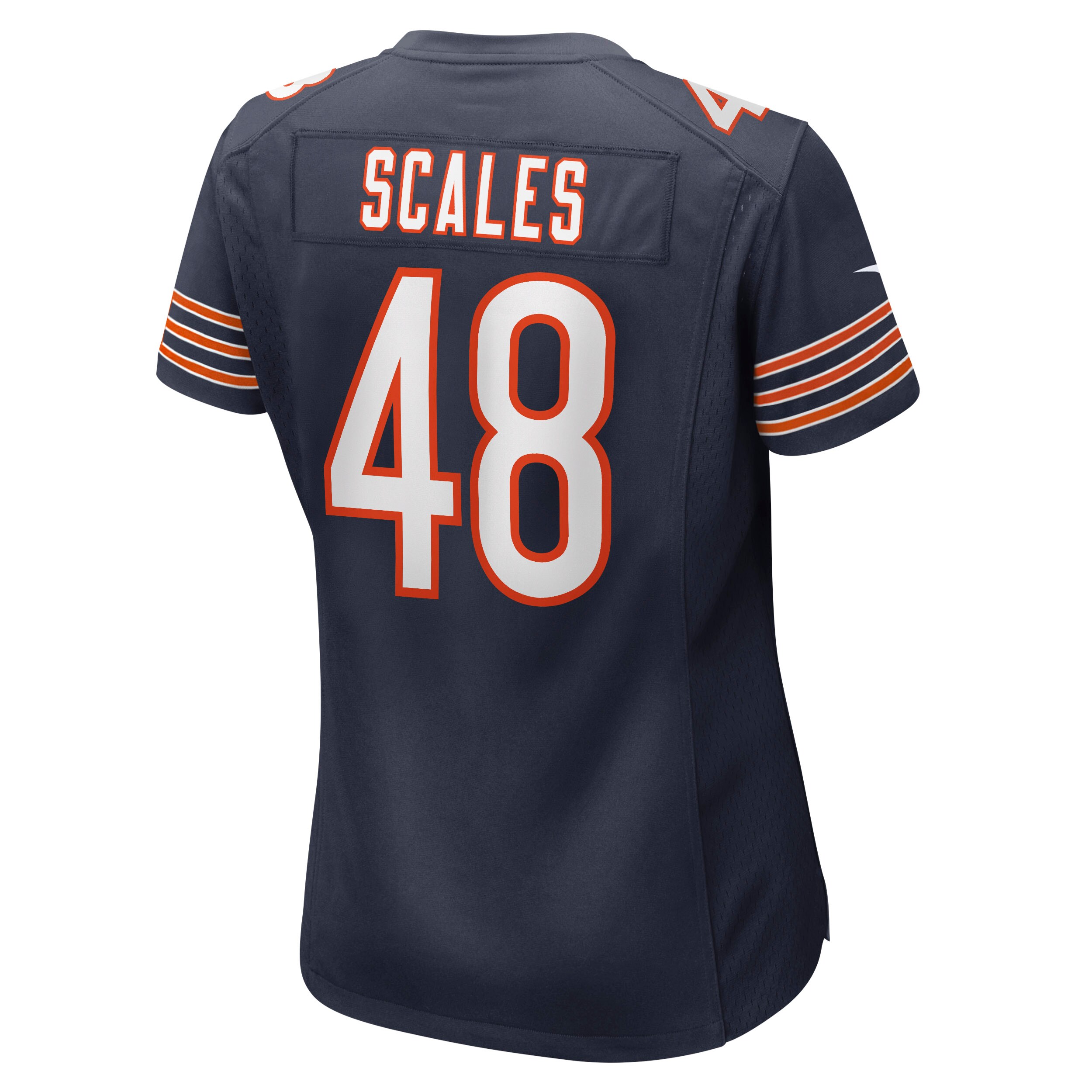 Patrick Scales Chicago Bears  Women's Game Jersey - Navy
