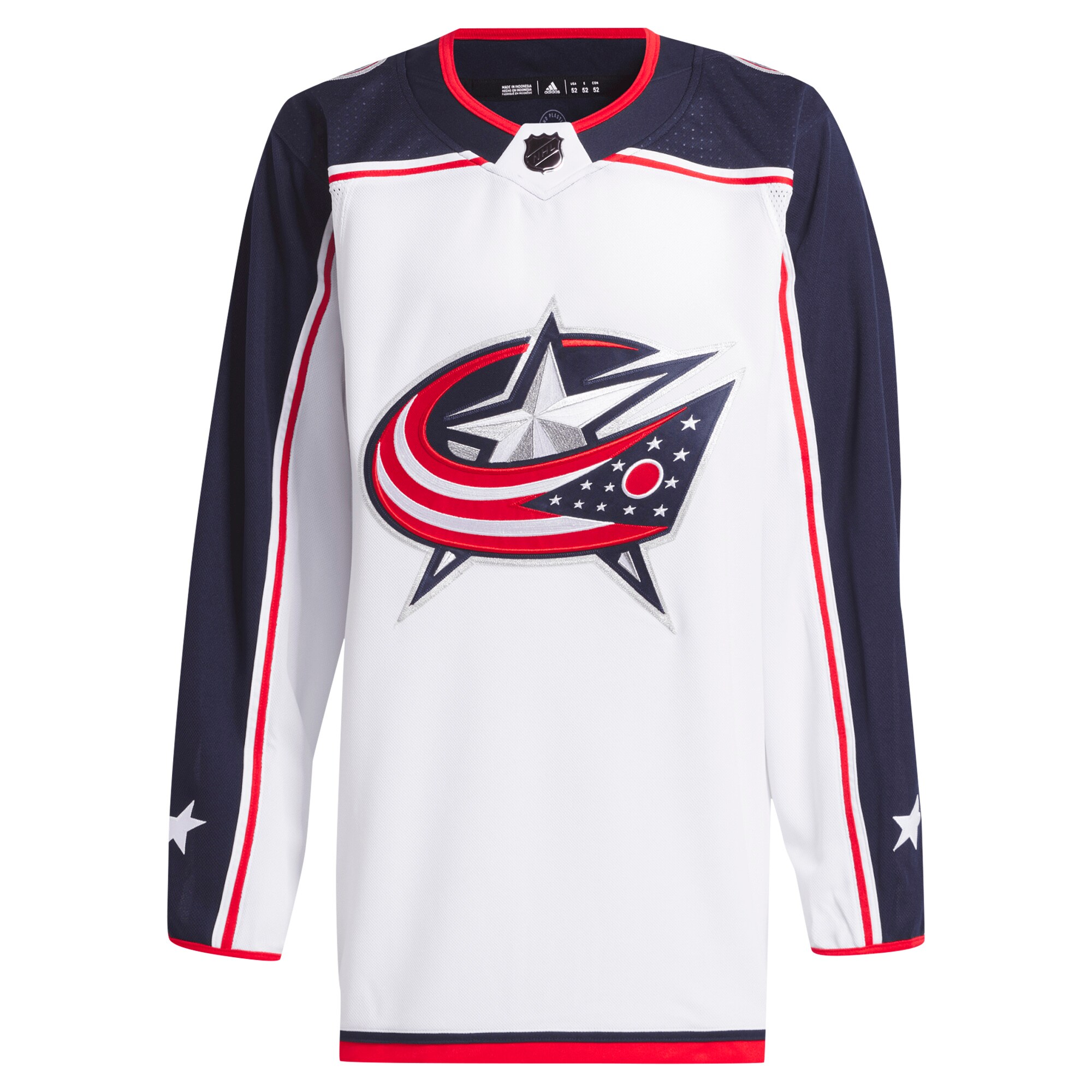 Columbus Blue Jackets adidas Away Primegreen Authentic Jersey - White