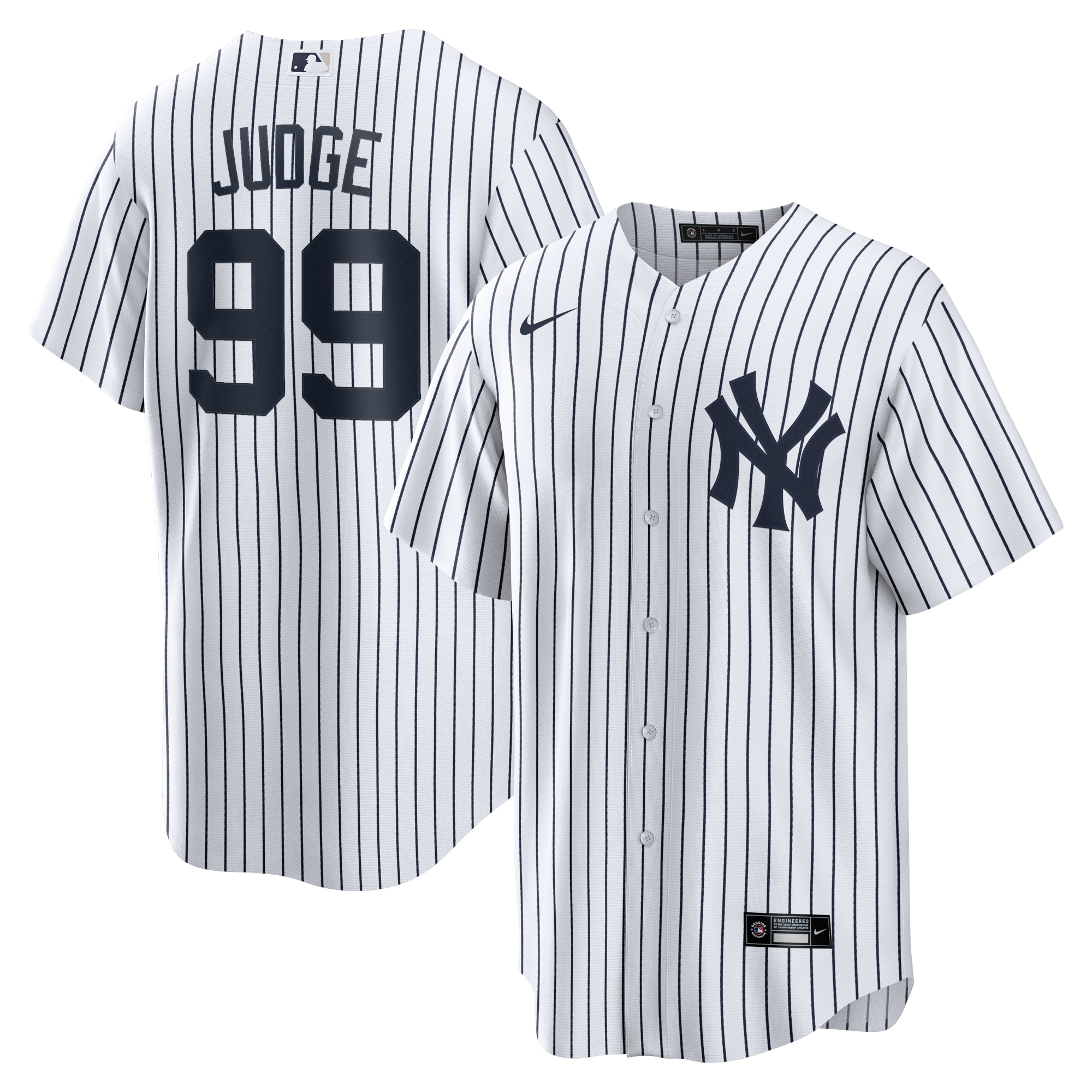 Aaron Judge New York Yankees  Home Replica Player Name Jersey - White