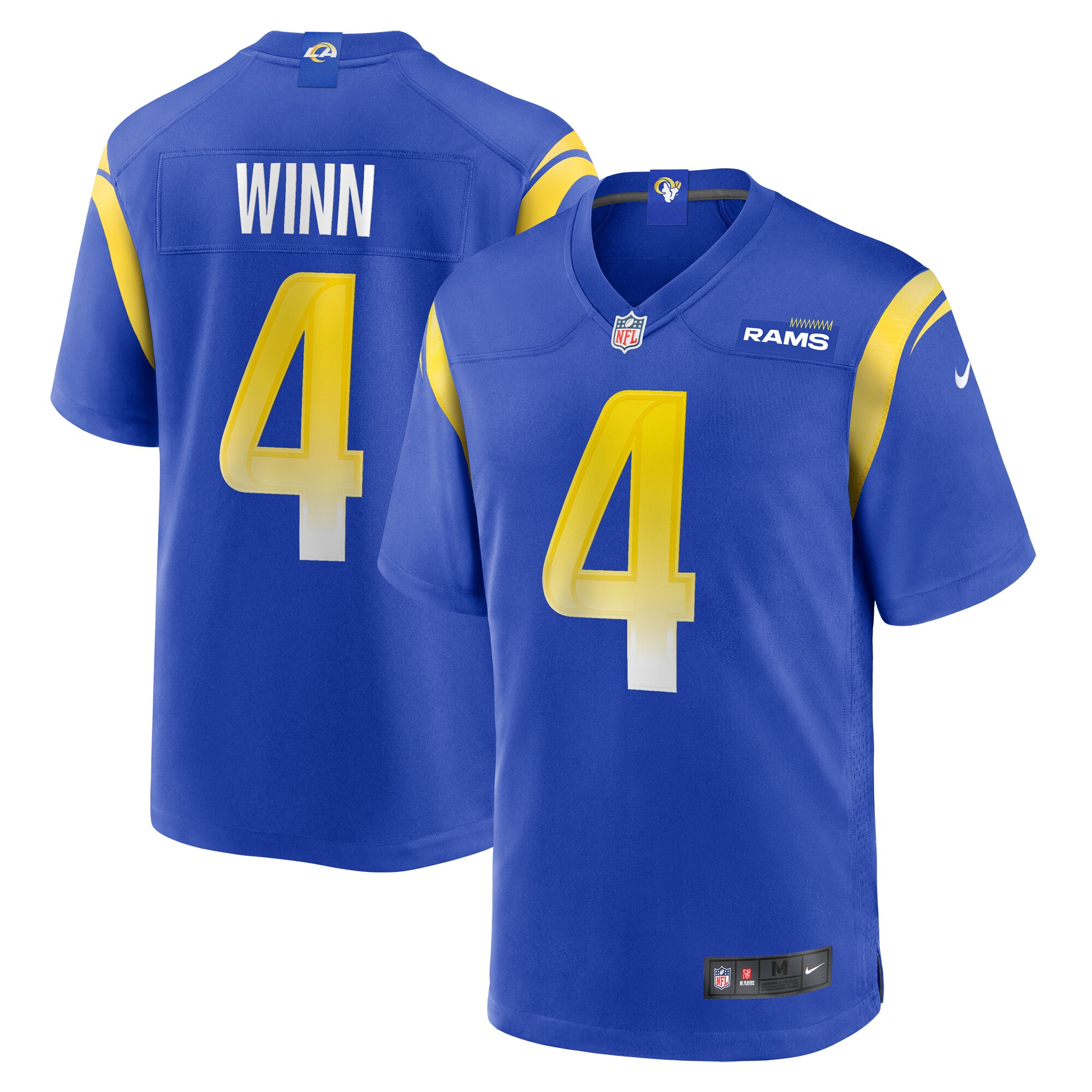 Dresser Winn Los Angeles Rams  Team Game Jersey -  Royal