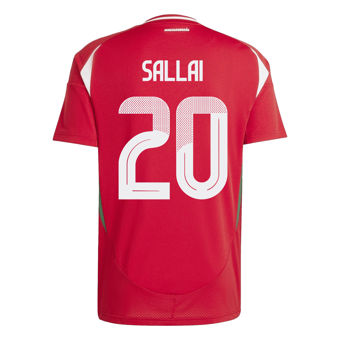 Roland Sallai 20 Hungary National Team 2024/25 Home Men Jersey - Red