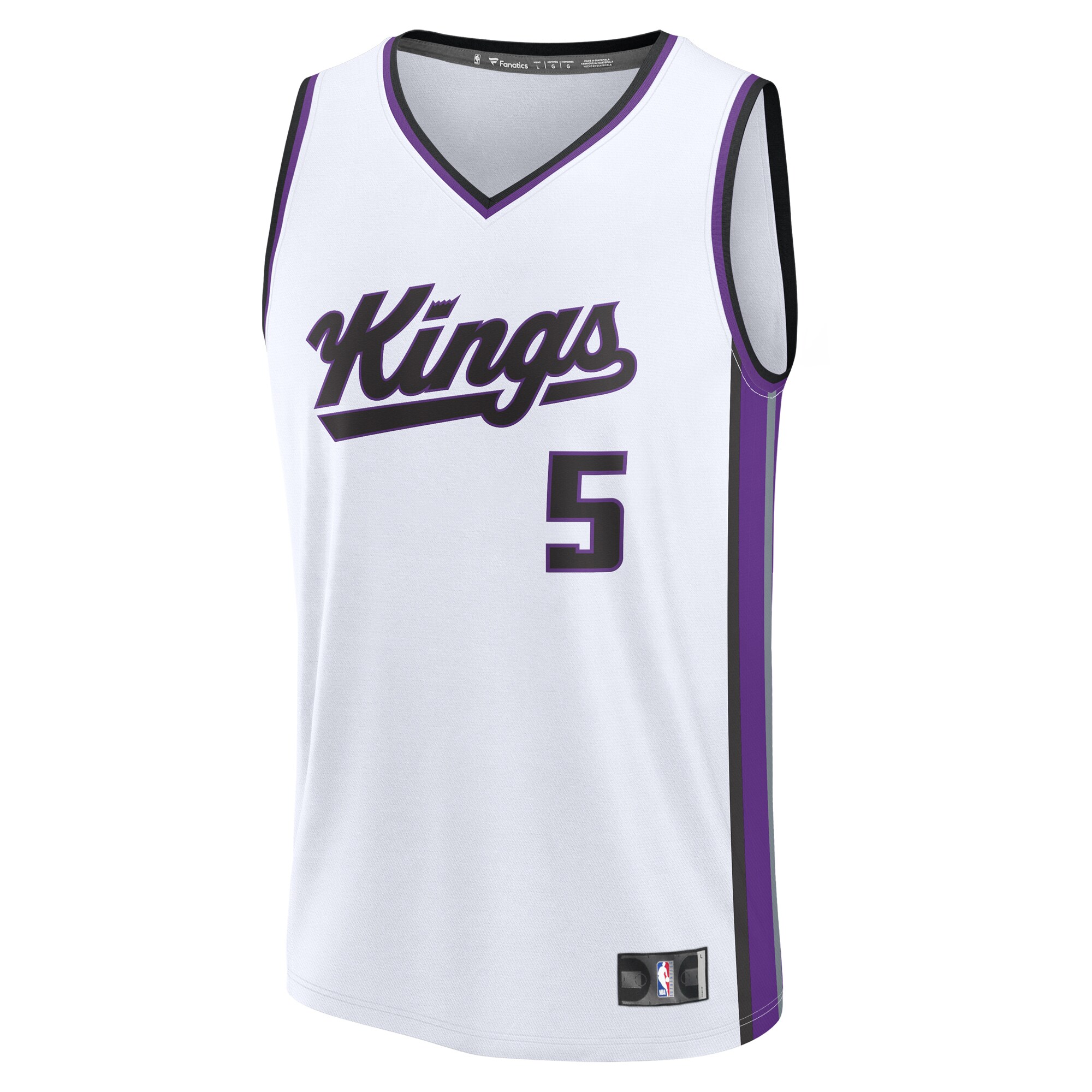 De'Aaron Fox Sacramento Kings Fanatics Fast Break Replica Player Jersey - Association Edition - White