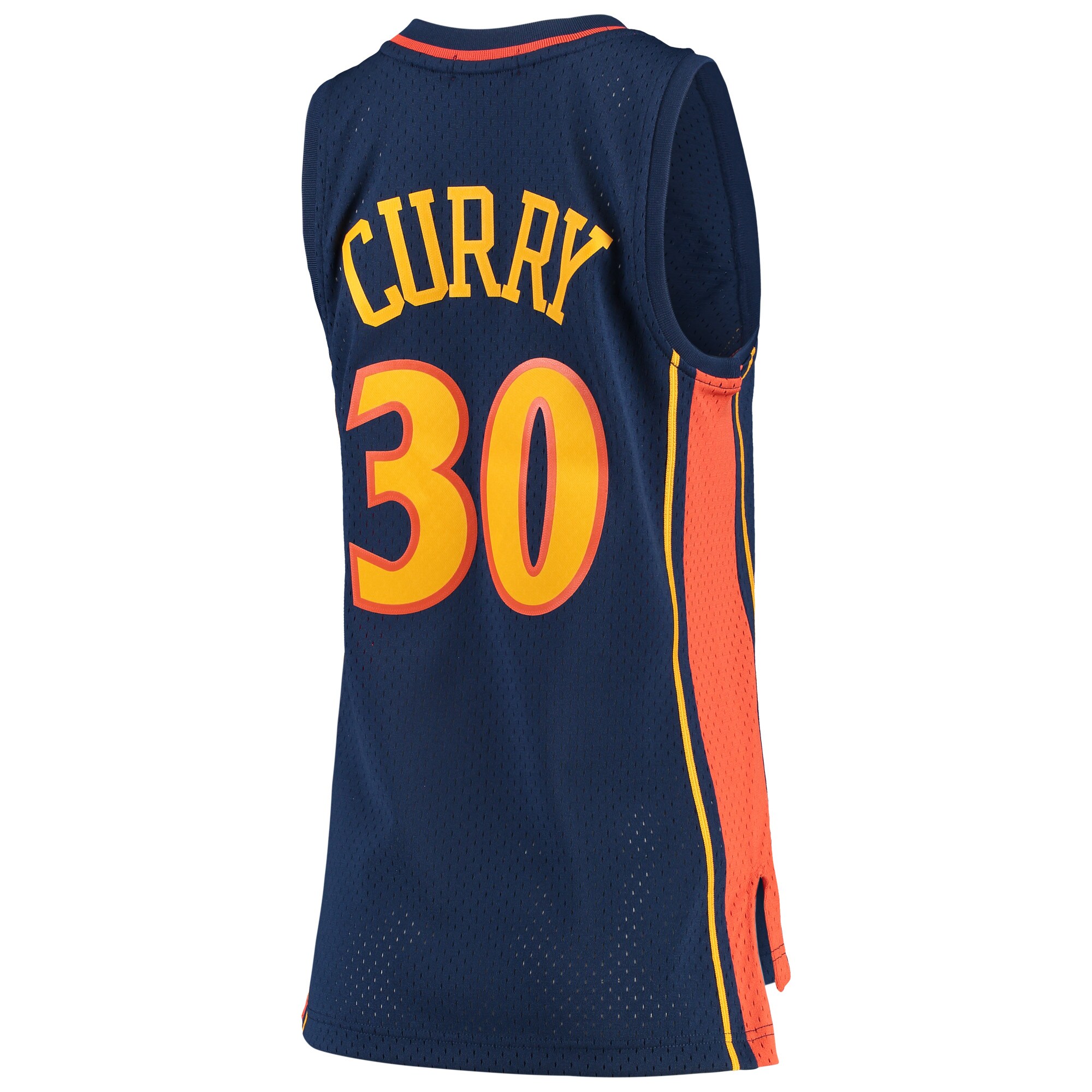 Stephen Curry Golden State Warriors Mitchell & Ness Women's 2009-10 Hardwood Classics Swingman Jersey - Navy
