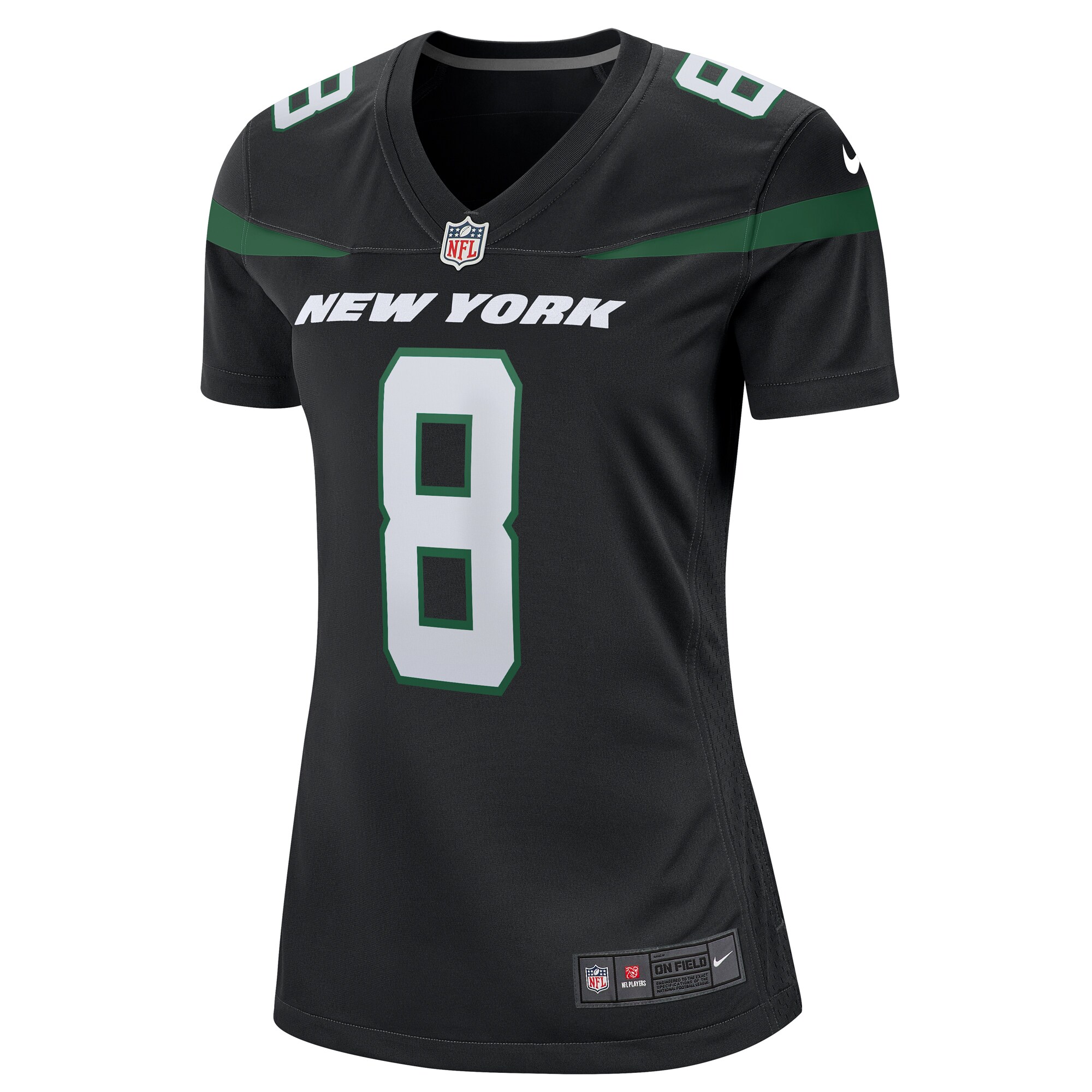 Aaron Rodgers New York Jets  Women's Player Jersey - Black