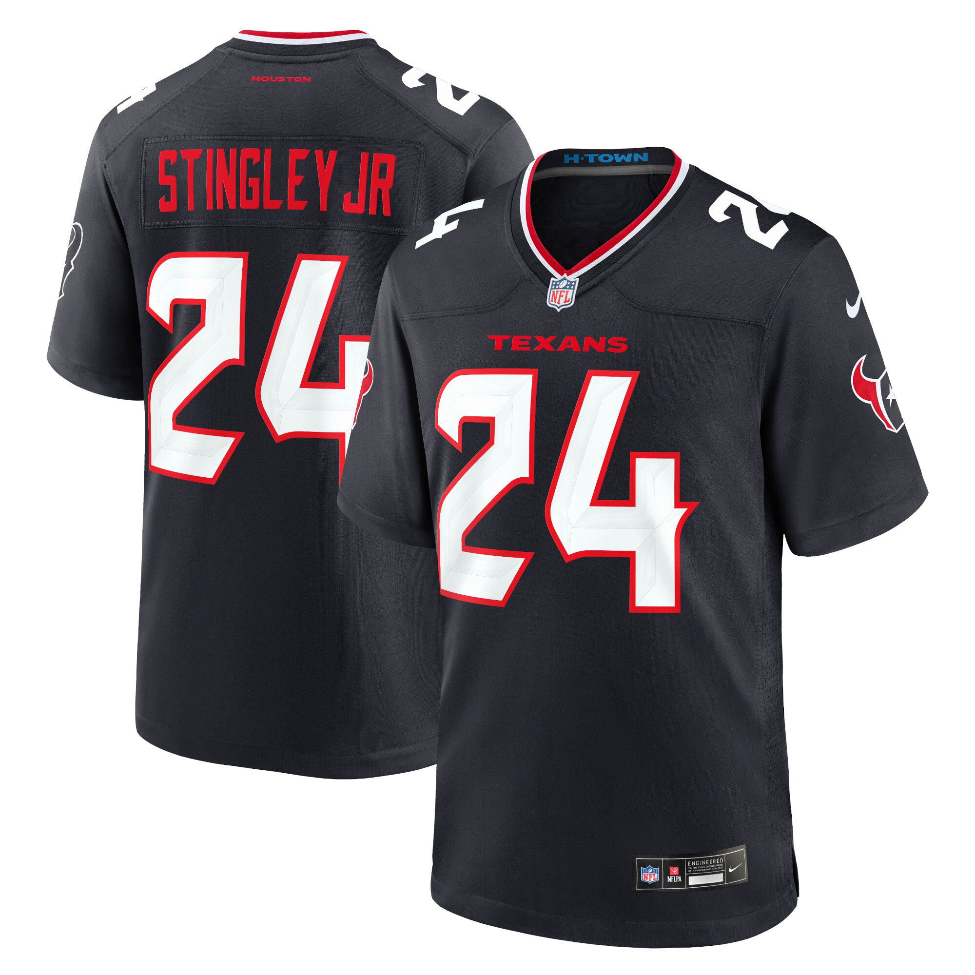 Derek Stingley Jr. Houston Texans  Game Jersey - Navy