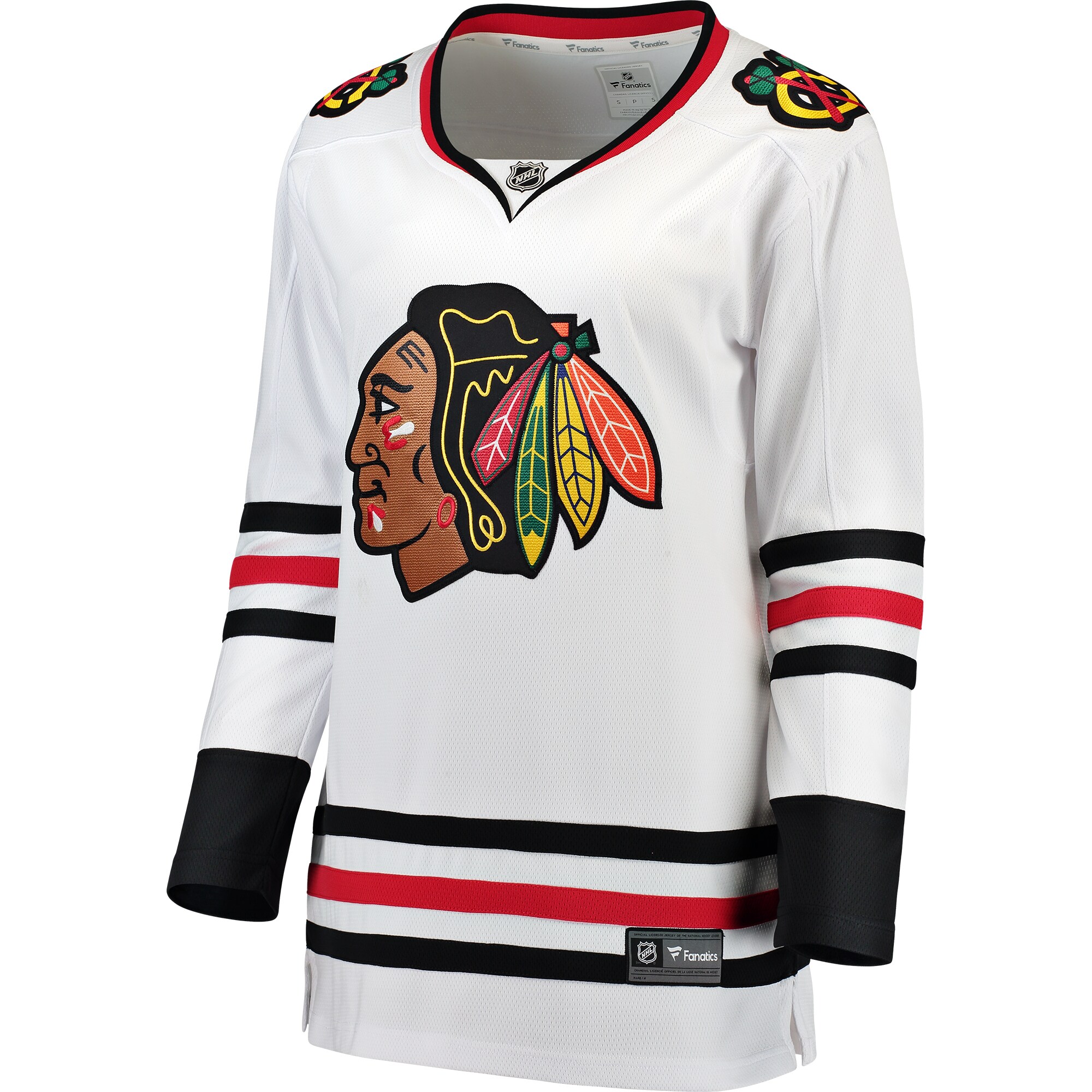 Chicago Blackhawks Fanatics Women's Away Breakaway Custom Jersey - White