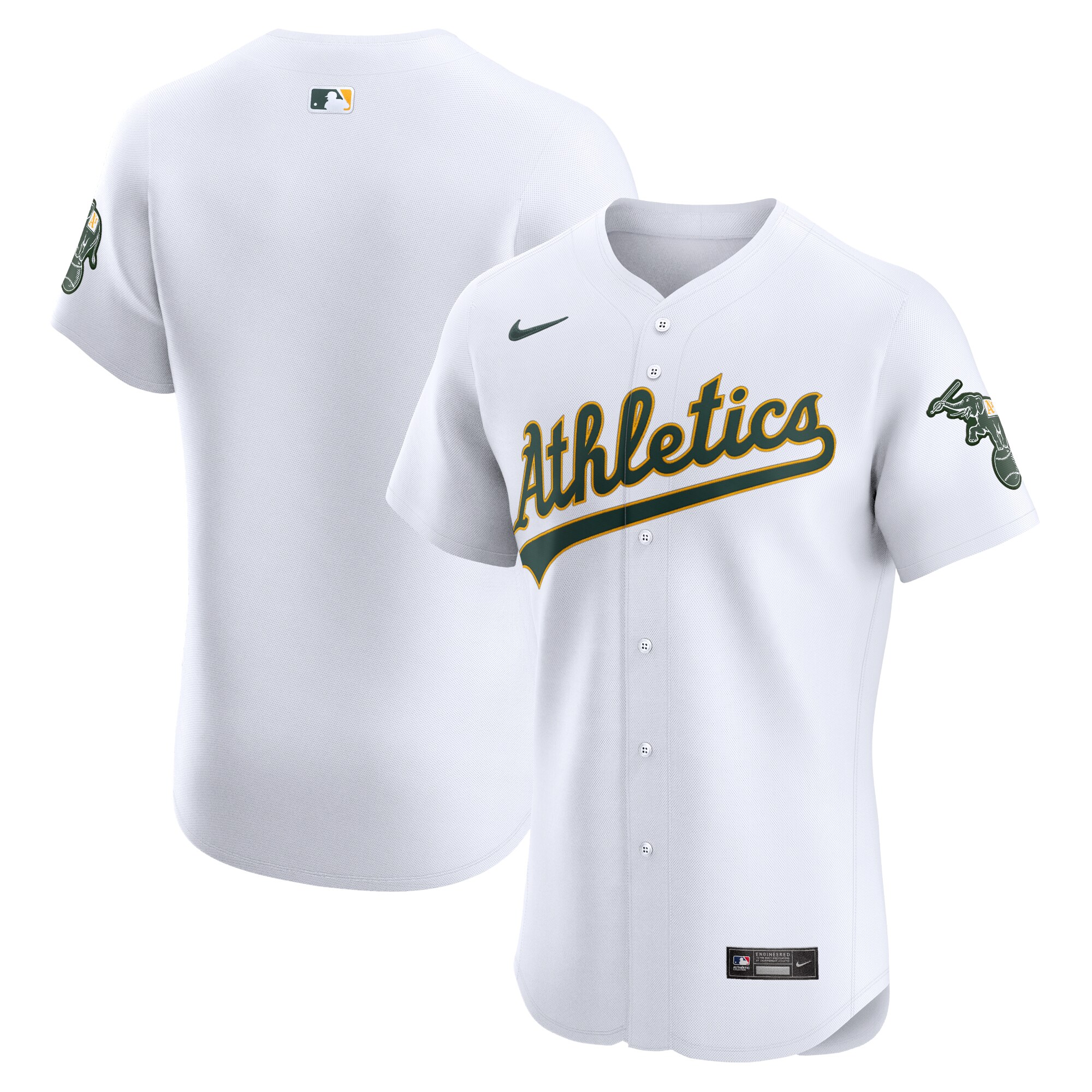 Oakland Athletics  Home Elite Jersey - White
