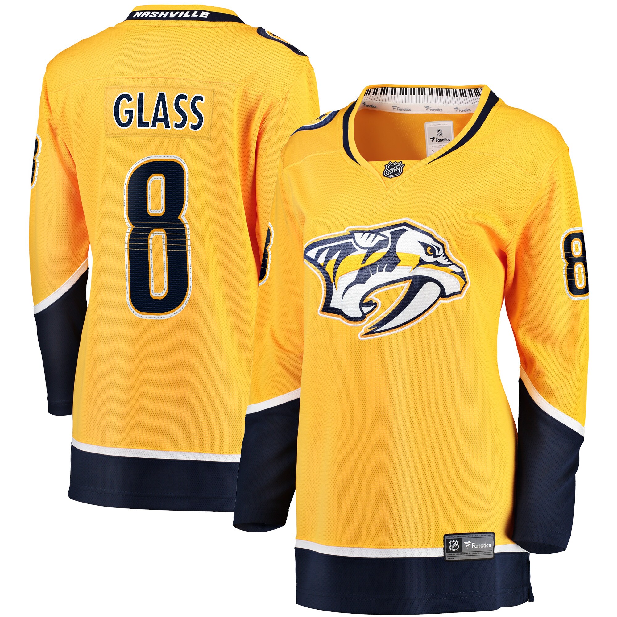 Cody Glass Nashville Predators Fanatics Women's Home Breakaway Player Jersey - Gold