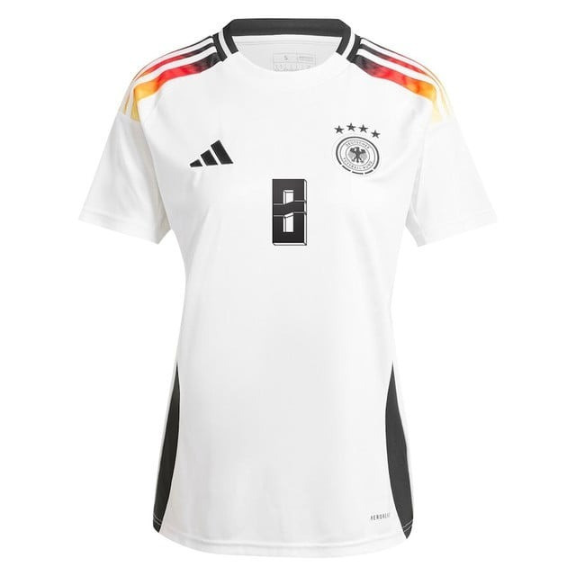 Toni Kroos 8 Signed Germany National Team 2024 Home Jersey Autographed - Women, White