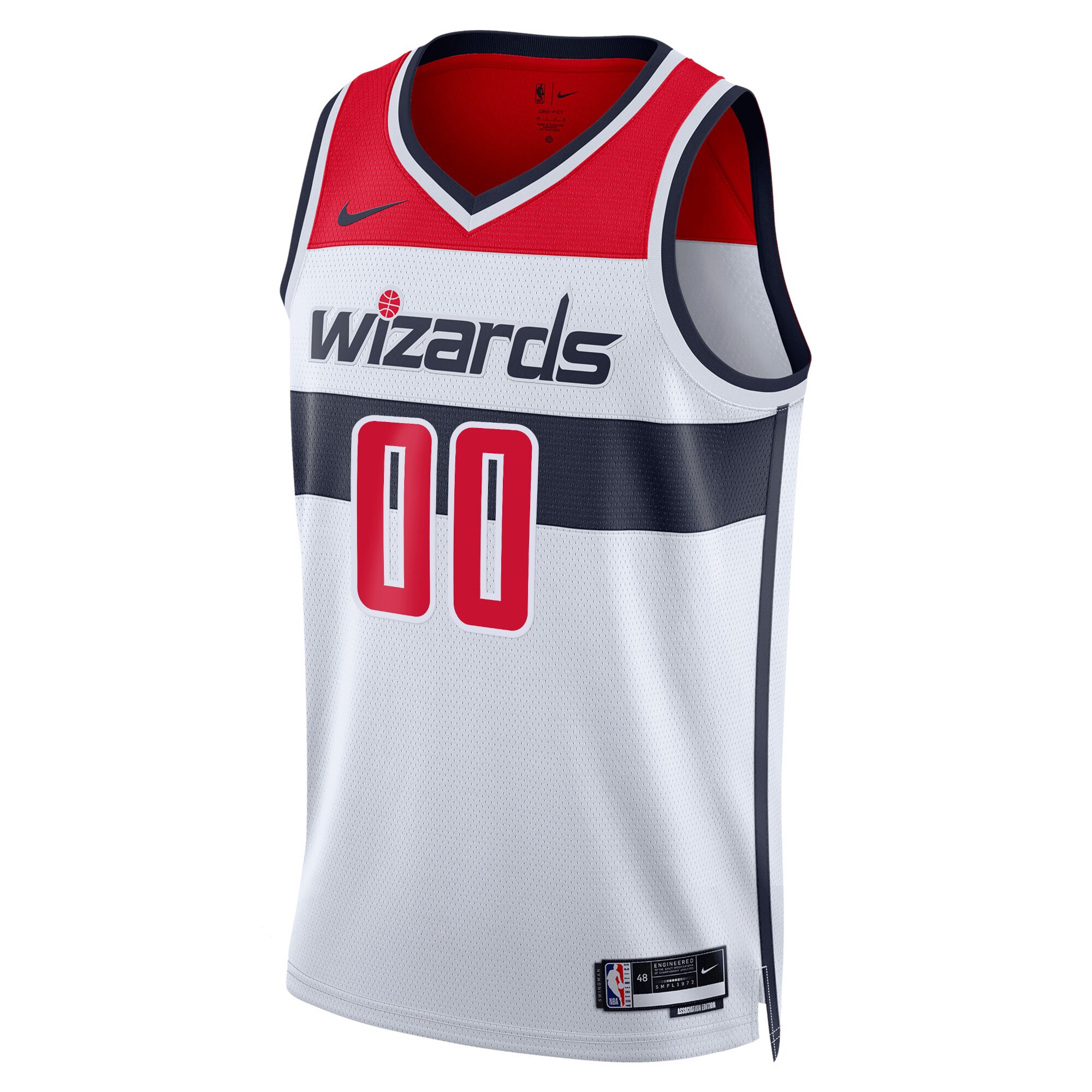 Washington Wizards  Unisex Swingman Custom Jersey White - Association Edition