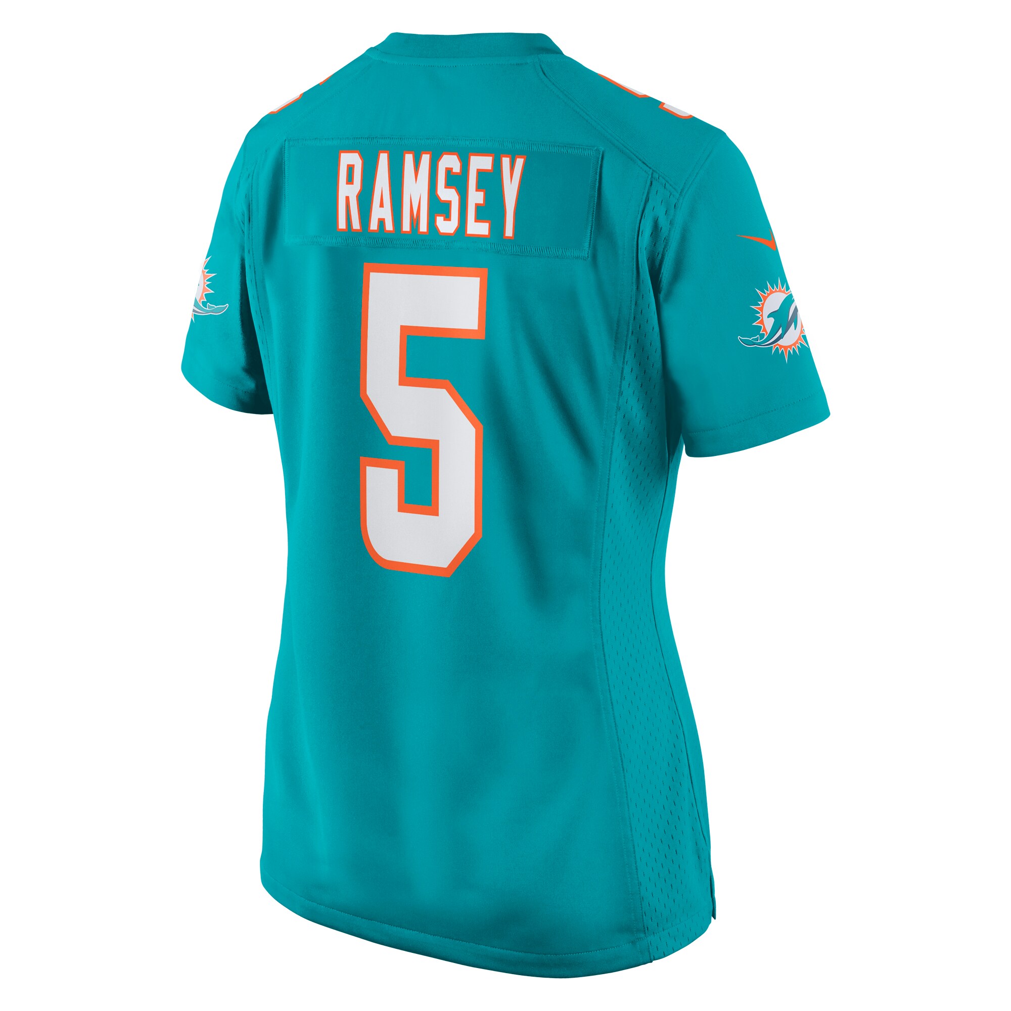 Jalen Ramsey Miami Dolphins  Women's Player Jersey - Aqua