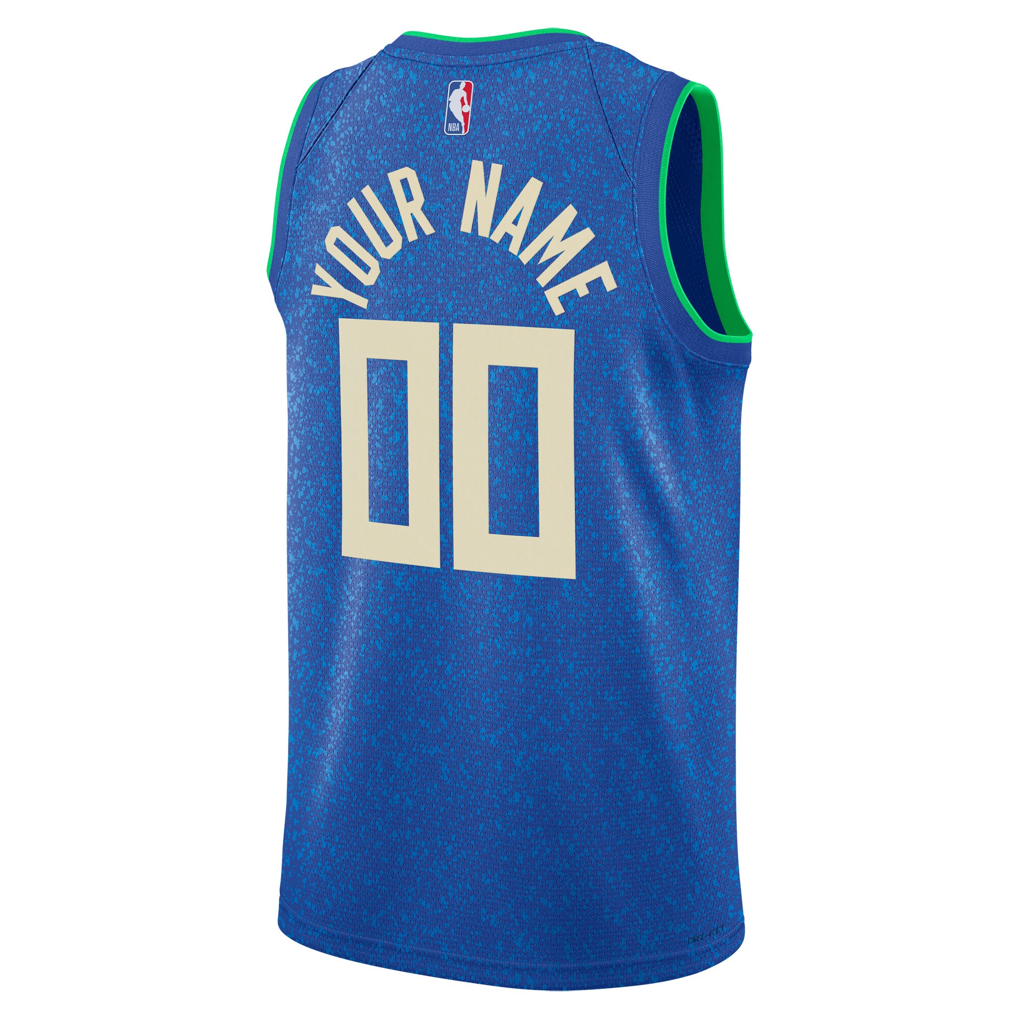 Milwaukee Bucks  Unisex 2023\/24 Custom Swingman Jersey - Royal - City Edition