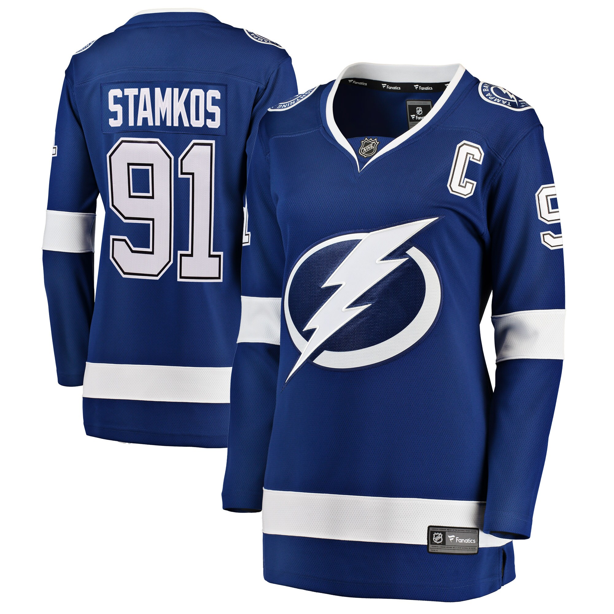 Steven Stamkos Tampa Bay Lightning Fanatics Women's Home Breakaway Player Jersey - Blue