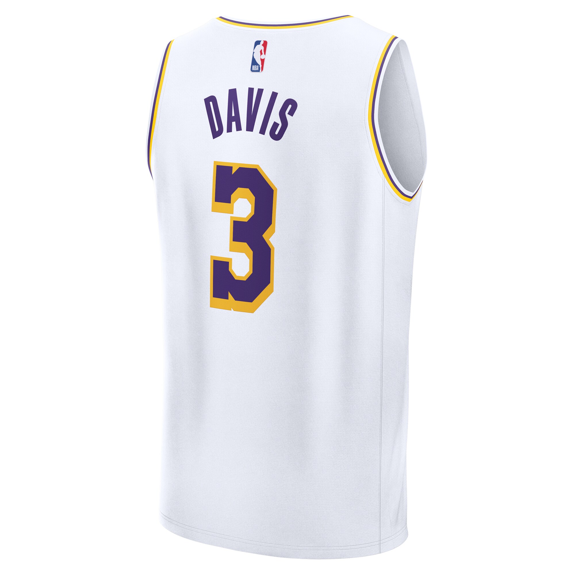 Anthony Davis Los Angeles Lakers Fanatics Fast Break Replica Player Jersey - Association Edition - White