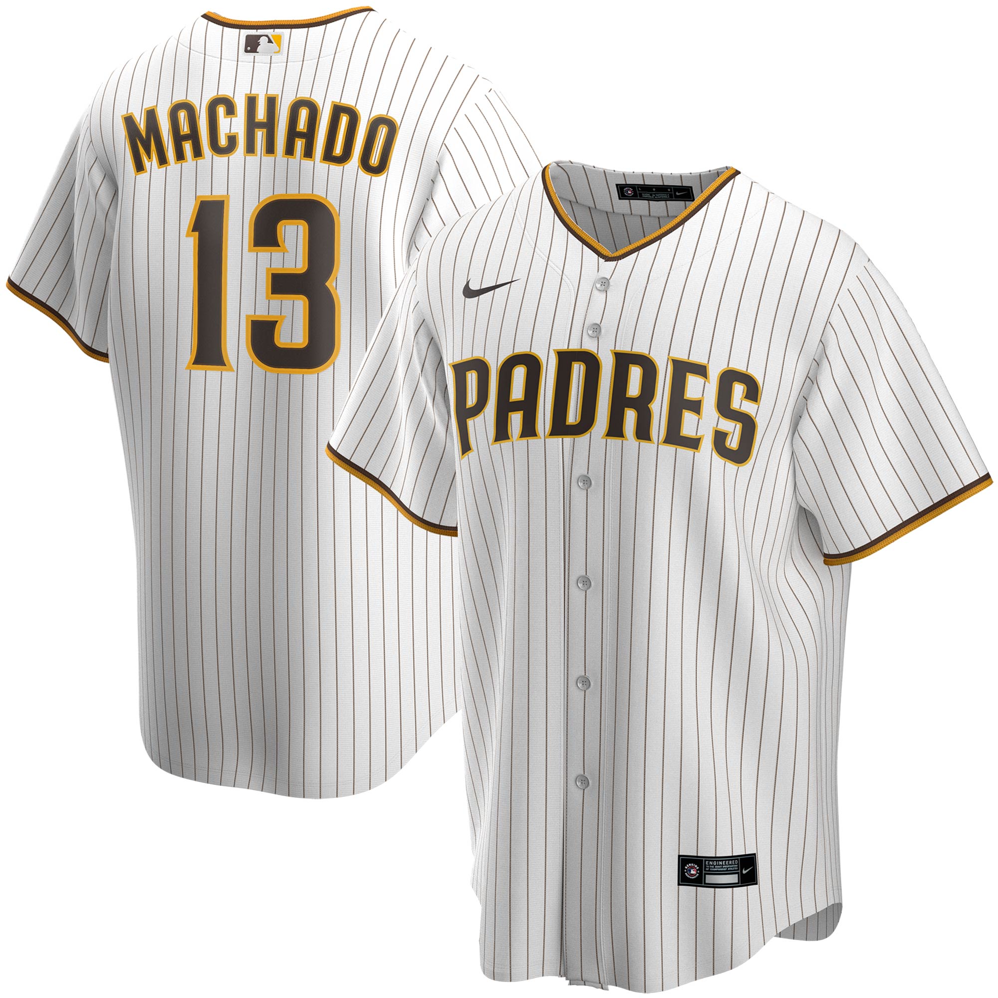 Manny Machado San Diego Padres  Alternate Replica Player Jersey - White