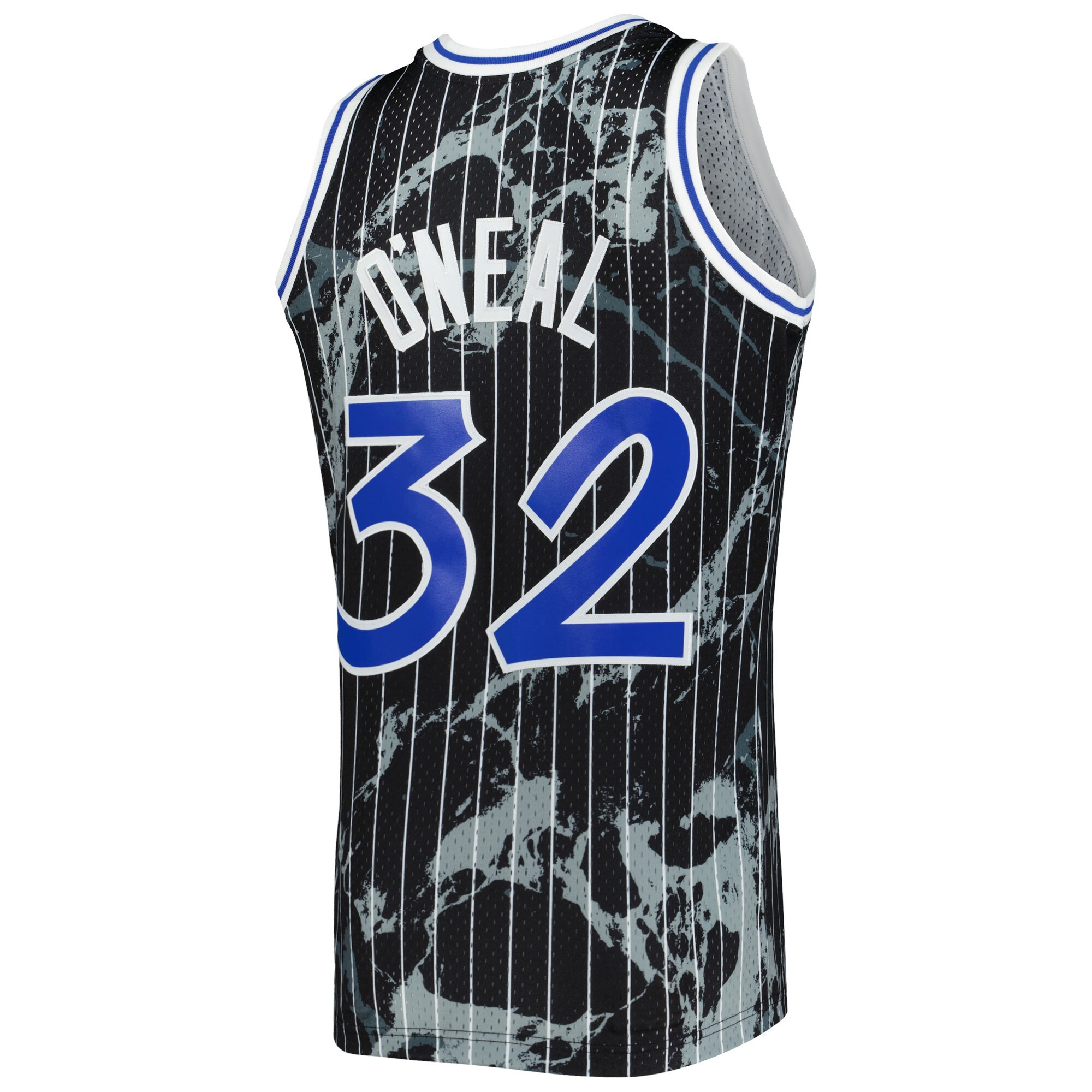 Shaquille O'Neal Orlando Magic Mitchell & Ness 1994\/95 Hardwood Classics Marble Swingman Jersey - Black