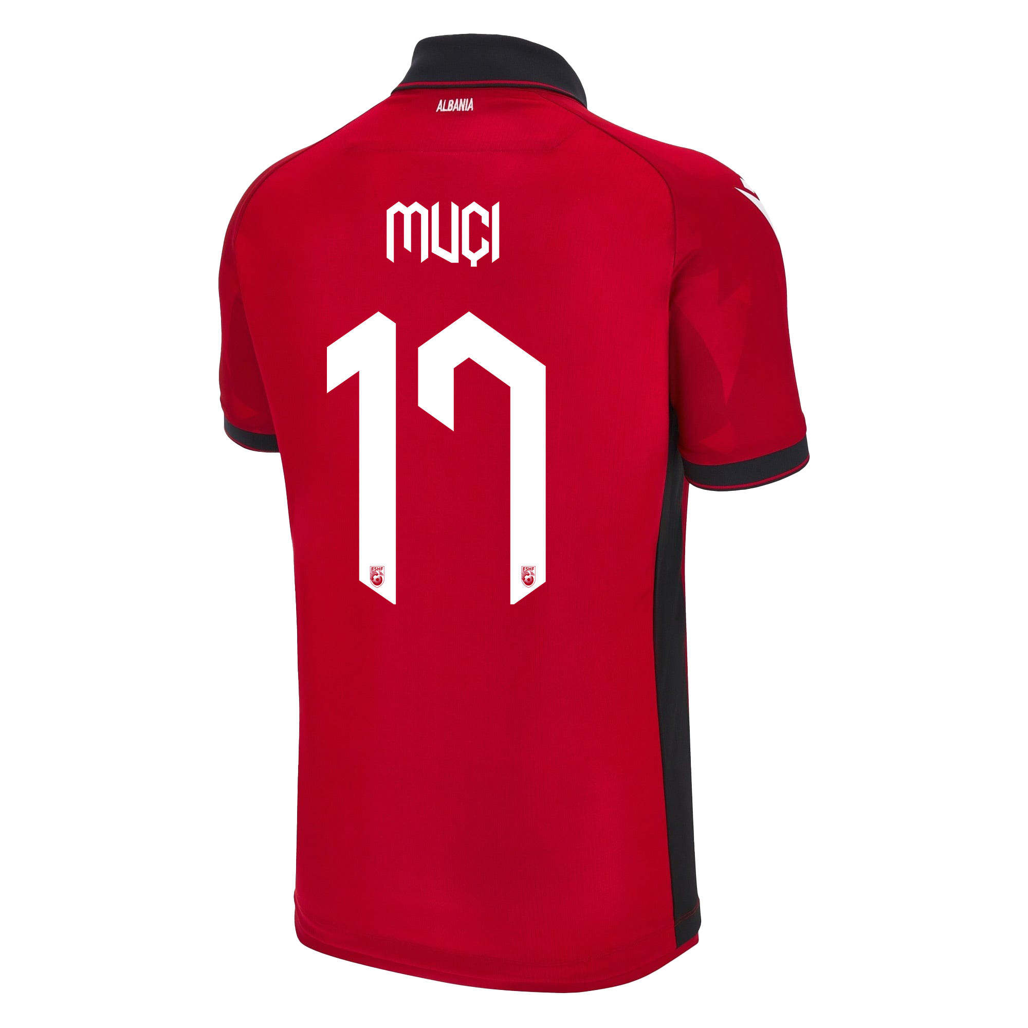Ernest Muçi 17 Albania National Team 2024/25 Home Men Jersey - Red