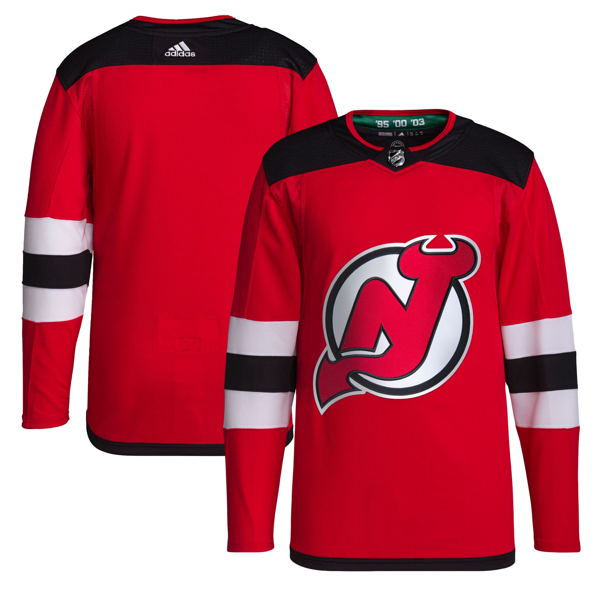 New Jersey Devils adidas Home Primegreen Authentic Jersey - Red