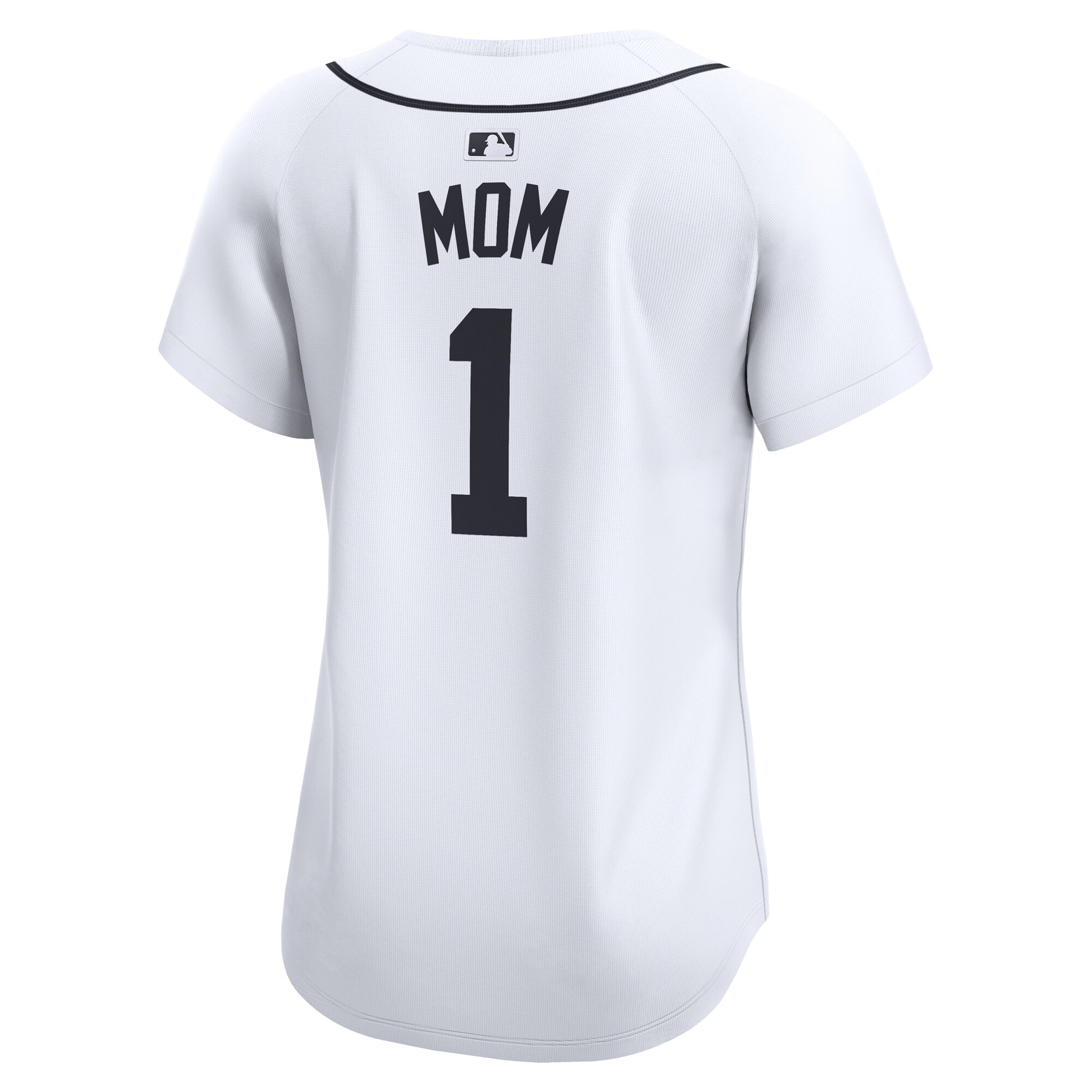 Detroit Tigers  Women's #1 Mom Home Limited Jersey - White