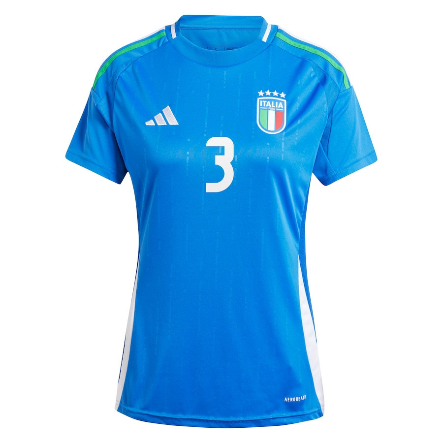 Federico Dimarco 3 Italy National Team 2024 Home Women Jersey - Blue