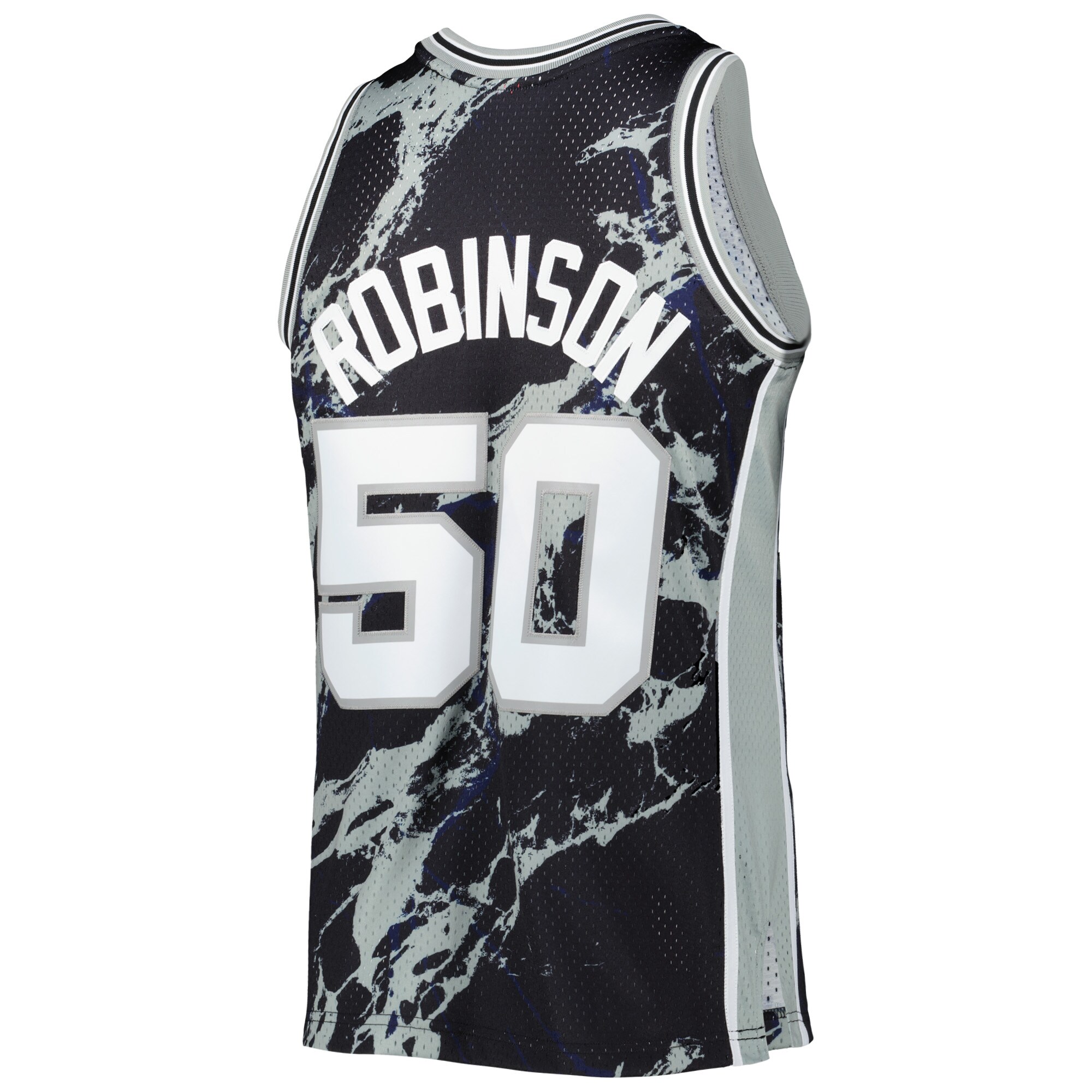 David Robinson San Antonio Spurs Mitchell & Ness 1998\/99 Hardwood Classics Marble Swingman Jersey - Black