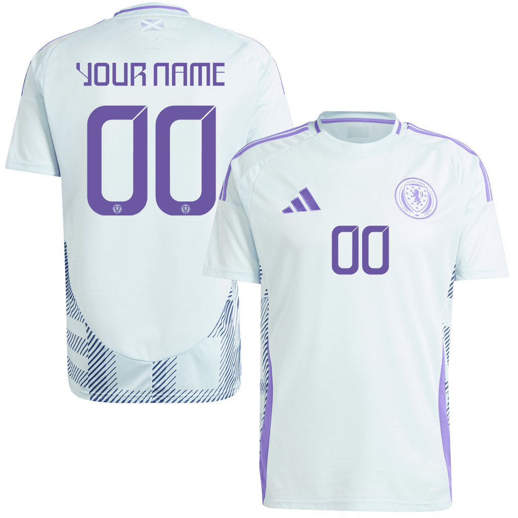 Scotland National Team 2024 Away Custom Men Jersey - White