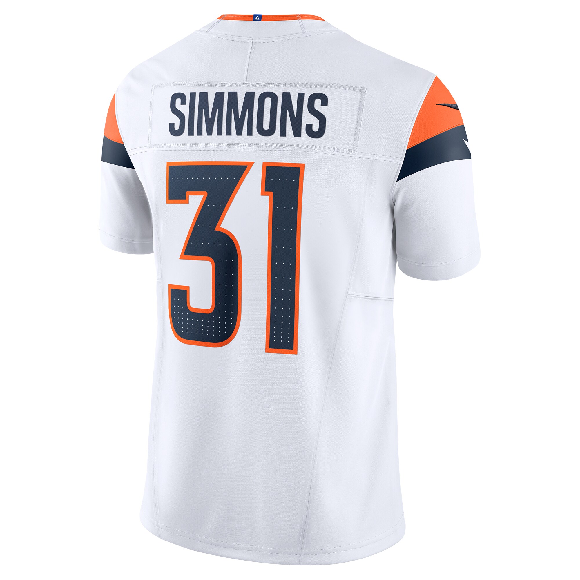 Justin Simmons Denver Broncos  Vapor F.U.S.E. Limited Jersey - White