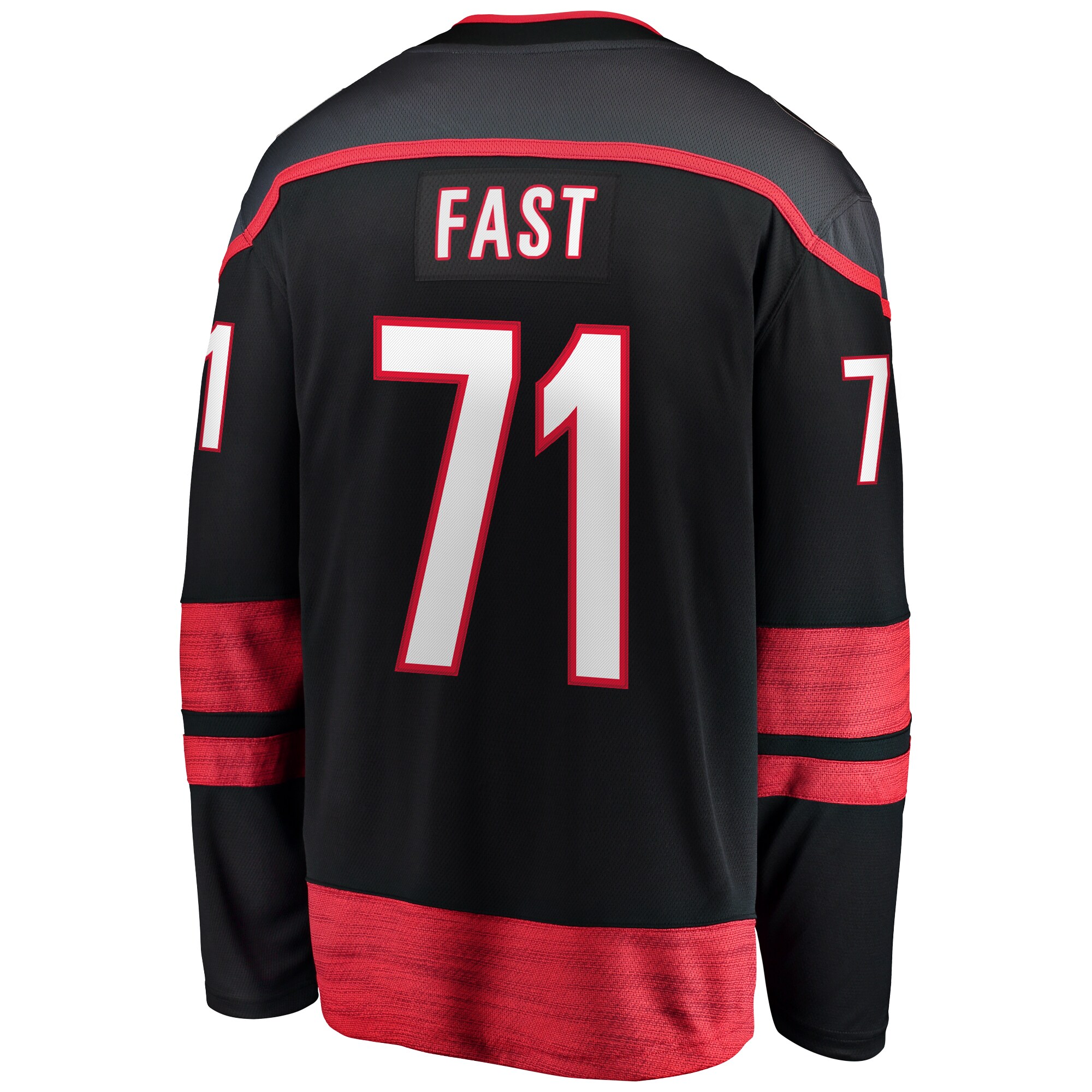 Jesper Fast Carolina Hurricanes Fanatics Home Breakaway Jersey - Black