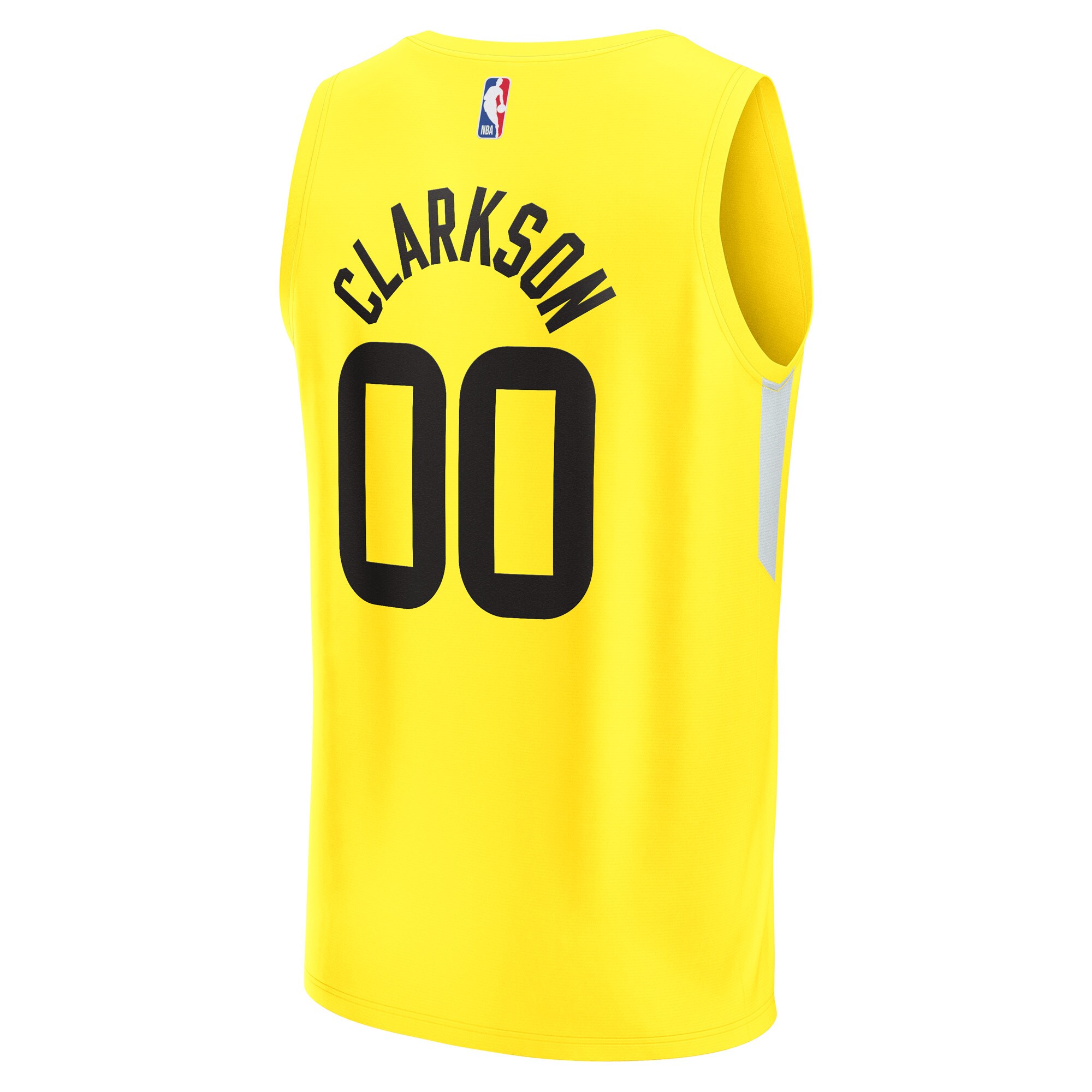 Jordan Clarkson Utah Jazz Fanatics Fast Break Replica Jersey - Icon Edition - Yellow