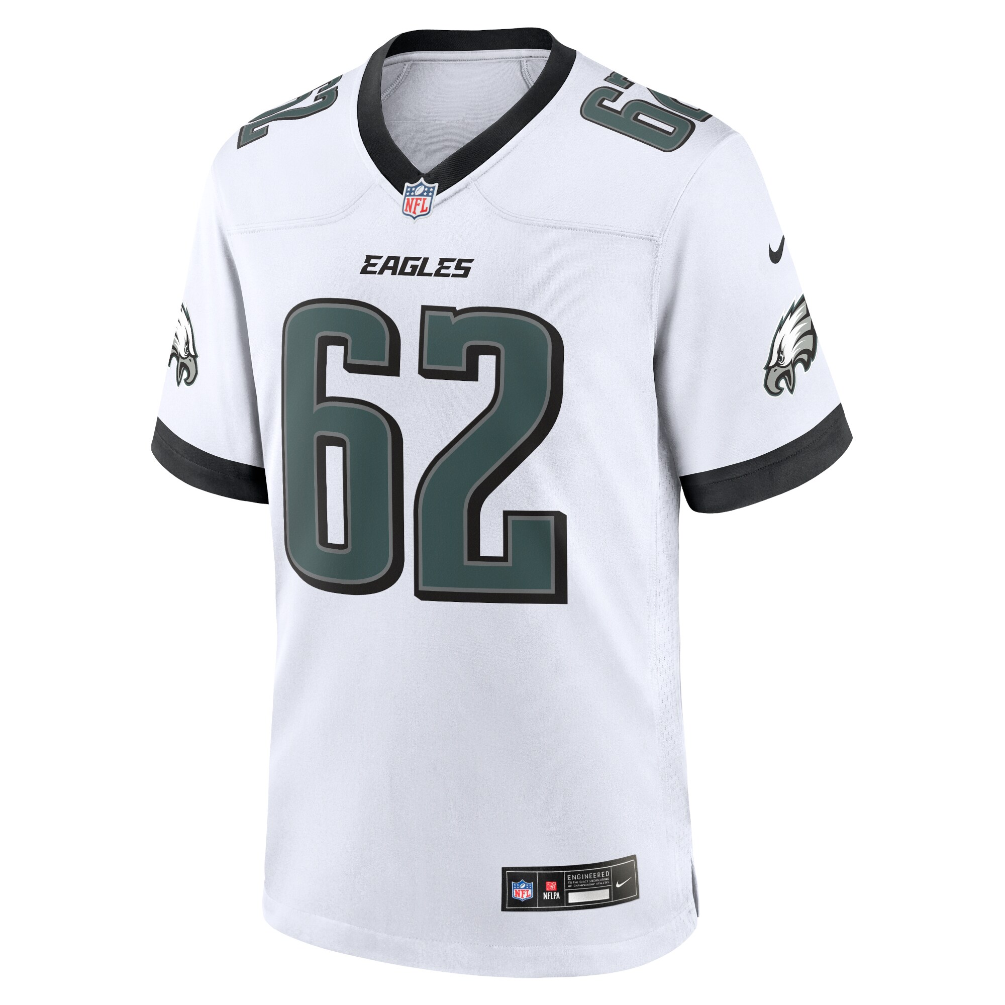 Jason Kelce Philadelphia Eagles  White Game Jersey - White