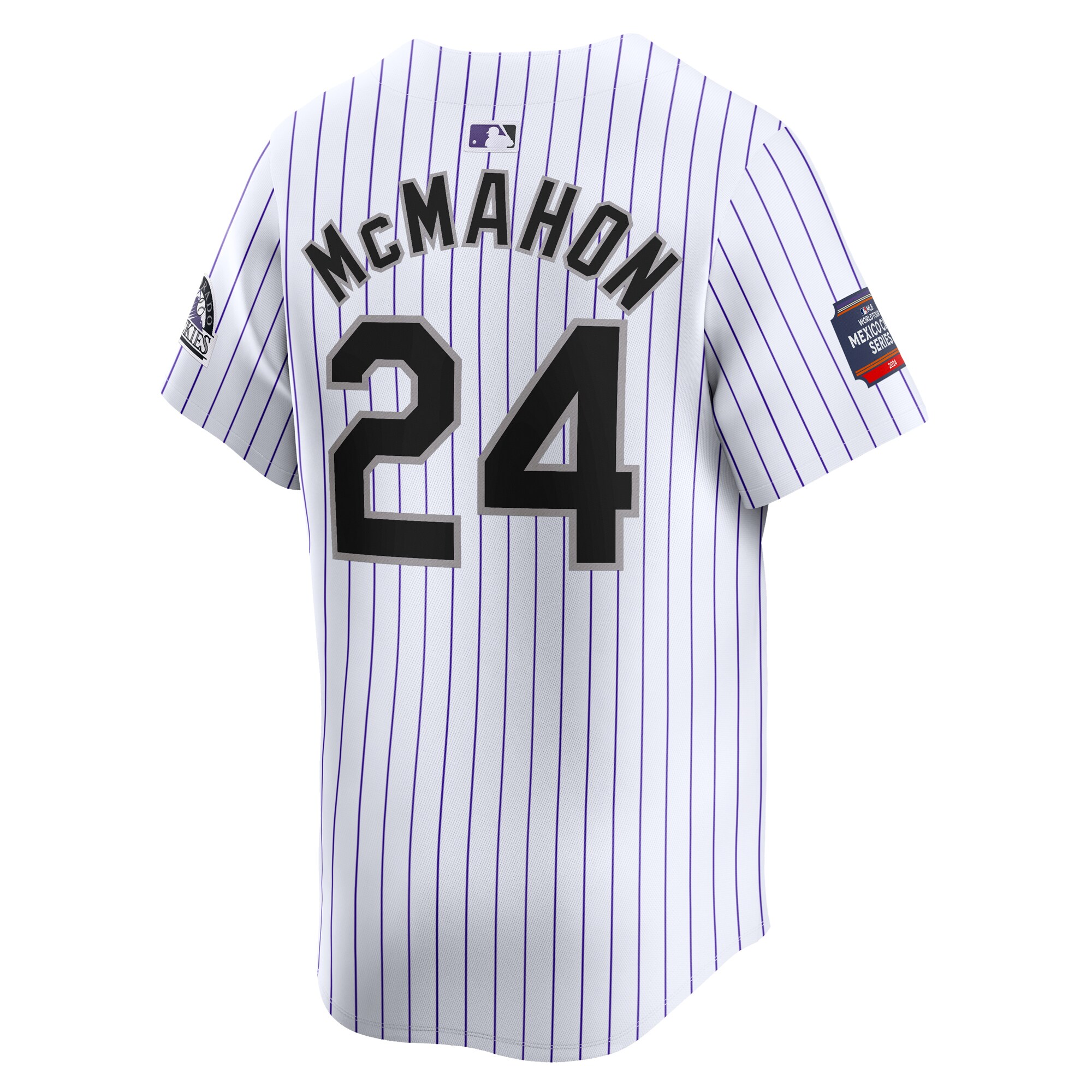 Ryan McMahon Colorado Rockies  2024 MLB World Tour Mexico City Series Home Limited Player Jersey - White