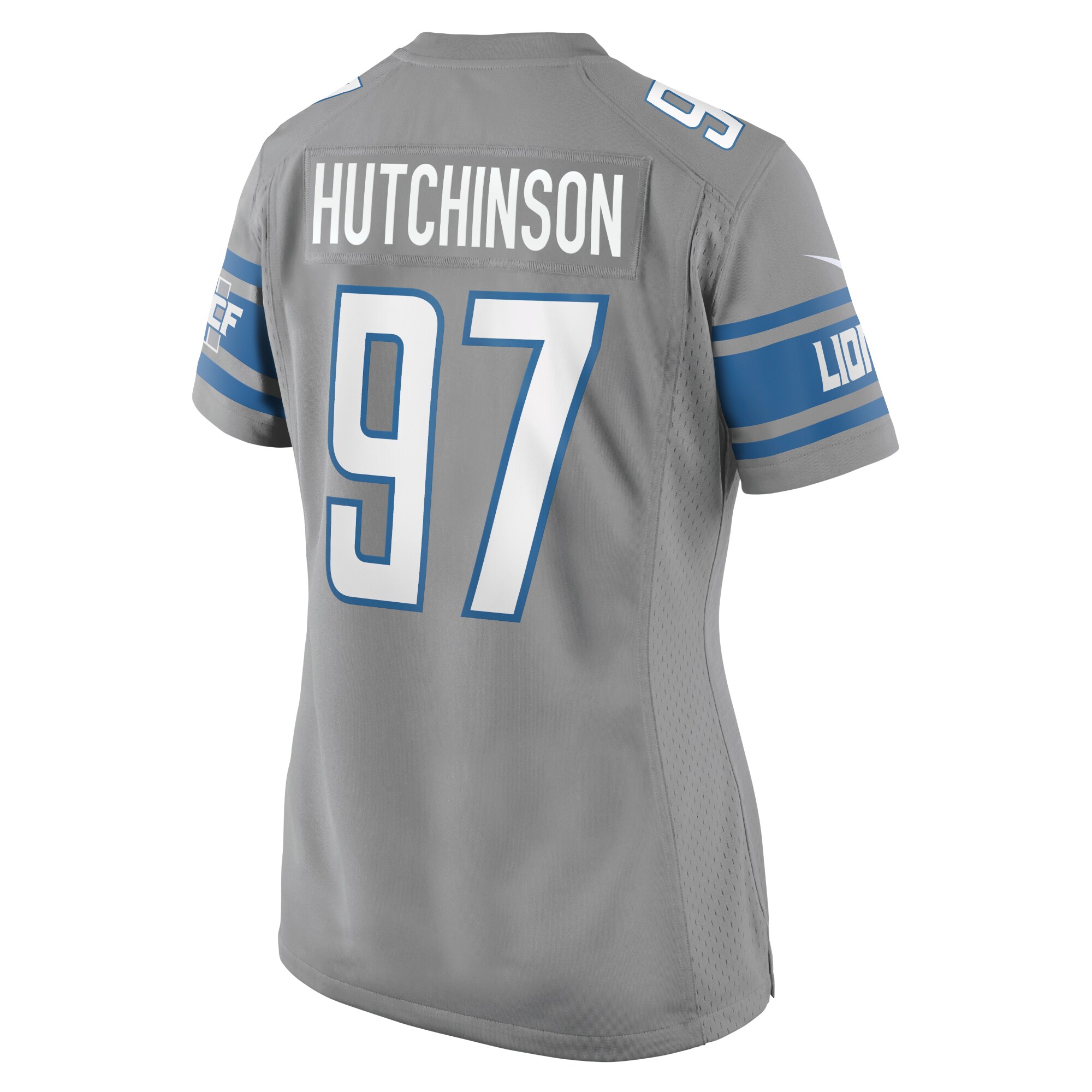 Aidan Hutchinson Detroit Lions  Women's Game Jersey - Silver