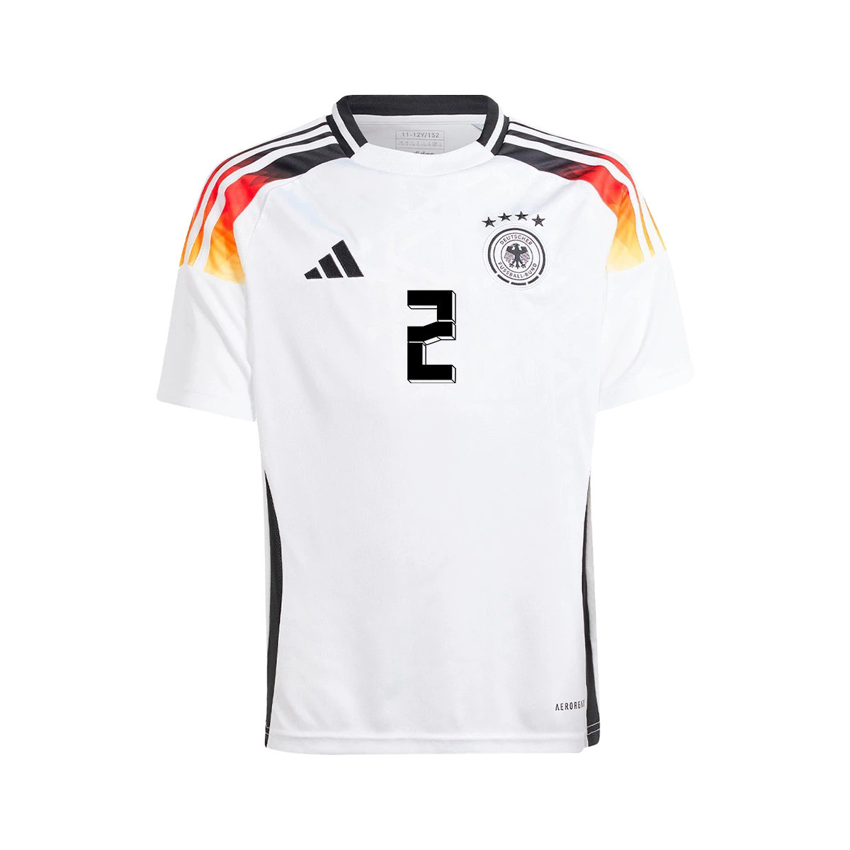 Antonio Rüdiger 2 Signed Germany National Team 2024/25 YOUTH Jersey Autographed - Home