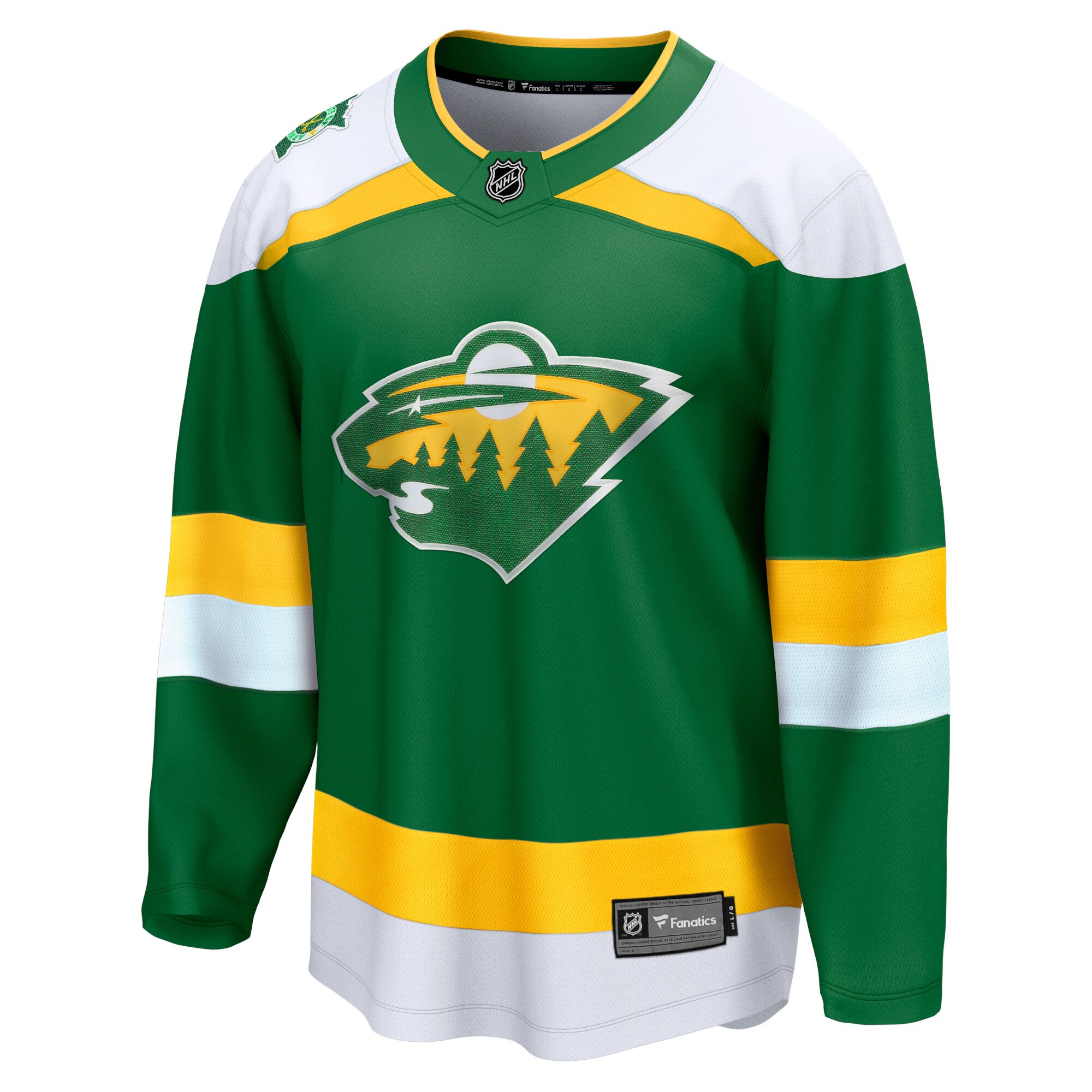 Minnesota Wild Fanatics Alternate Premier Breakaway Jersey\u00c2\u00a0\u00e2\u20ac\u201c Green