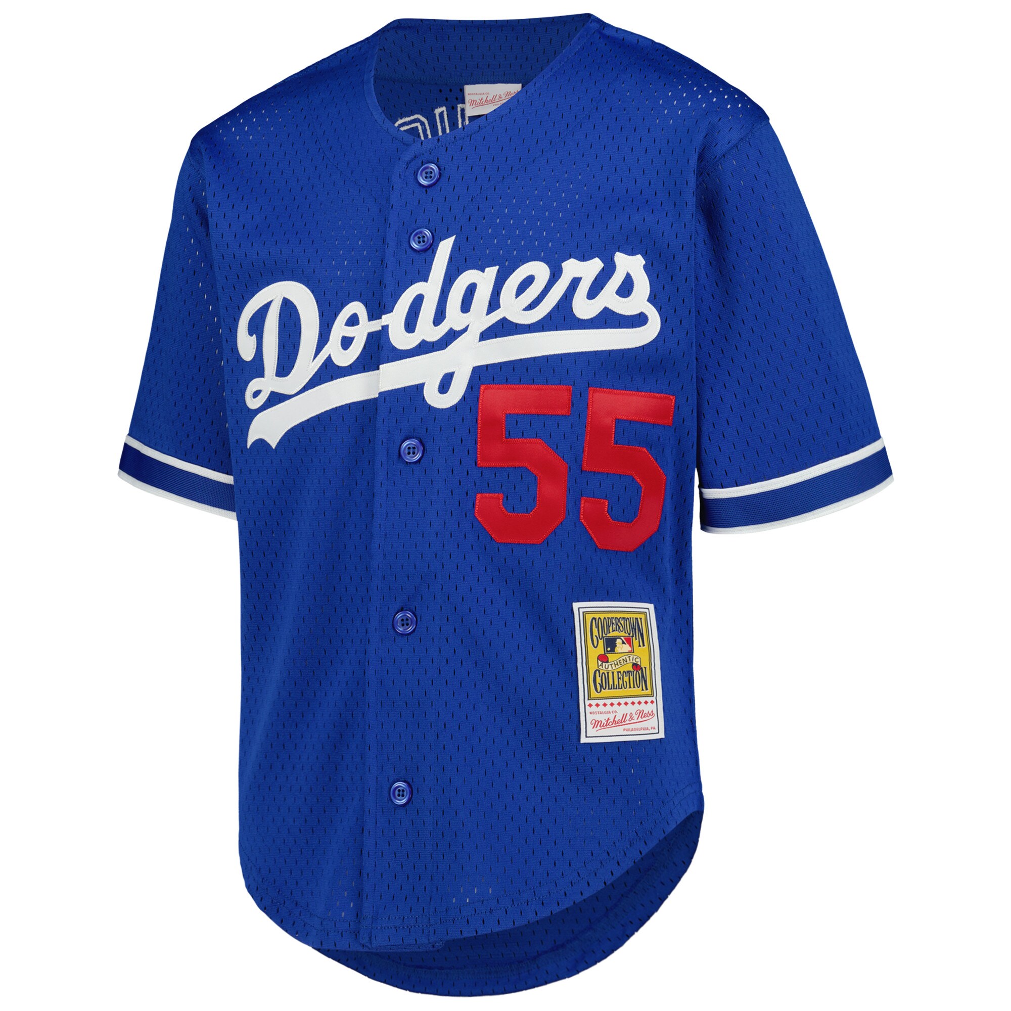 Orel Hershiser Los Angeles Dodgers Mitchell & Ness Youth Cooperstown Collection\u00c2\u00a0Mesh Batting Practice Jersey - Royal