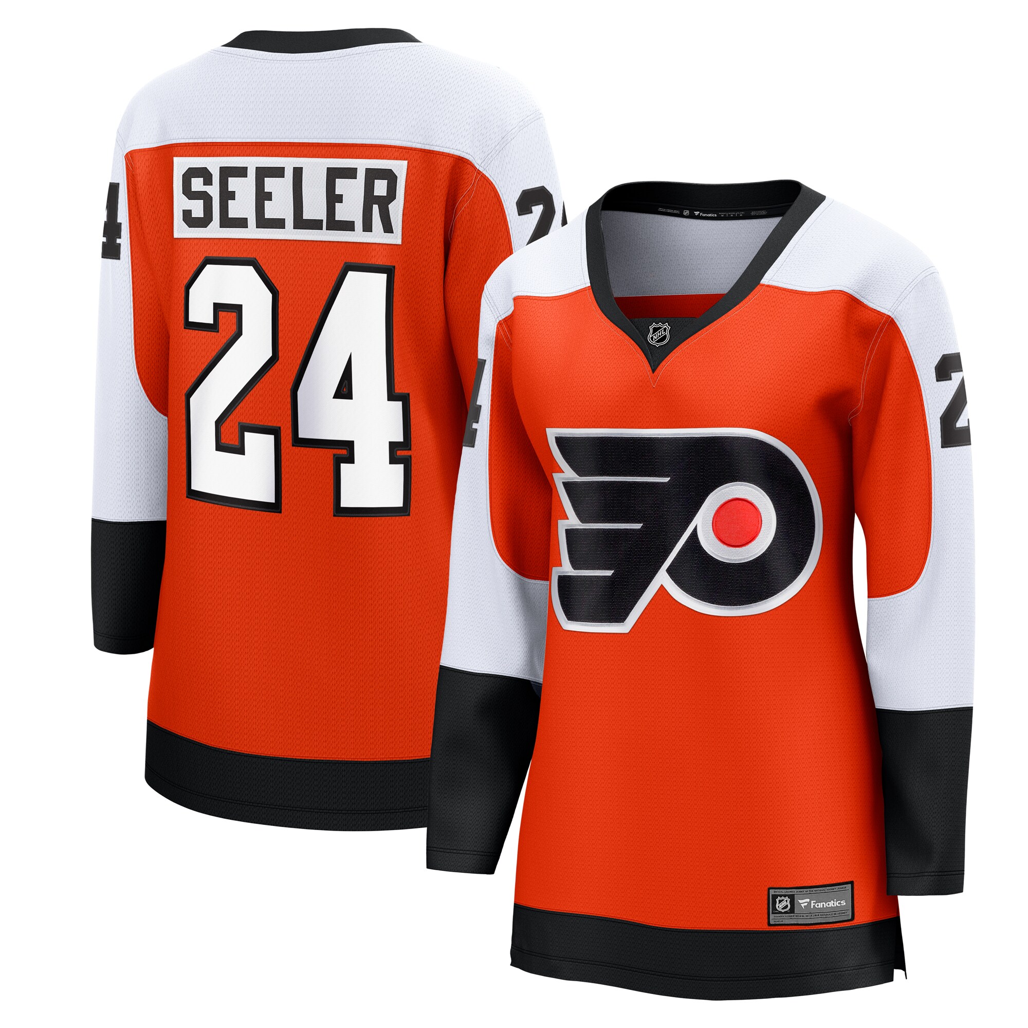Nick Seeler Philadelphia Flyers Fanatics Women's Home Breakaway Player Jersey - Orange