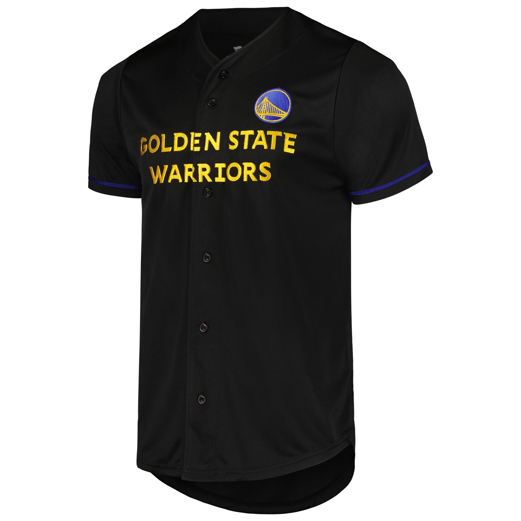 Golden State Warriors Fanatics Pop Baseball Jersey - Black