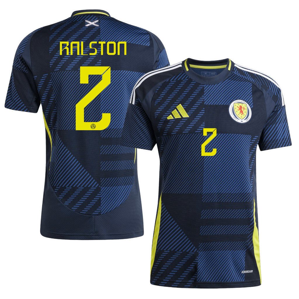 Anthony Ralston 2 Scotland National Team 2024 Home Men Jersey - Navy