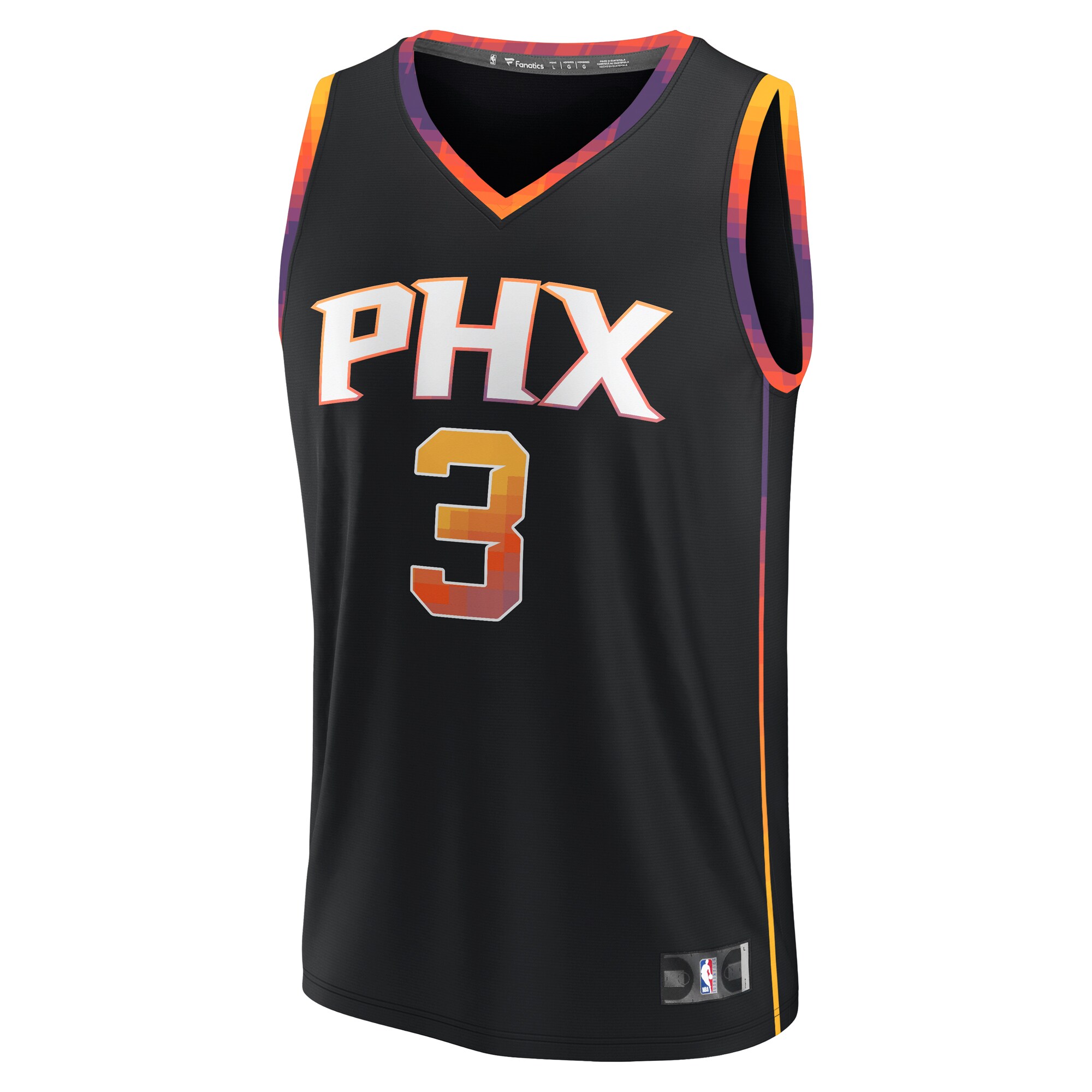 Bradley Beal Phoenix Suns Fanatics Fast Break Player Jersey - Statement Edition - Black
